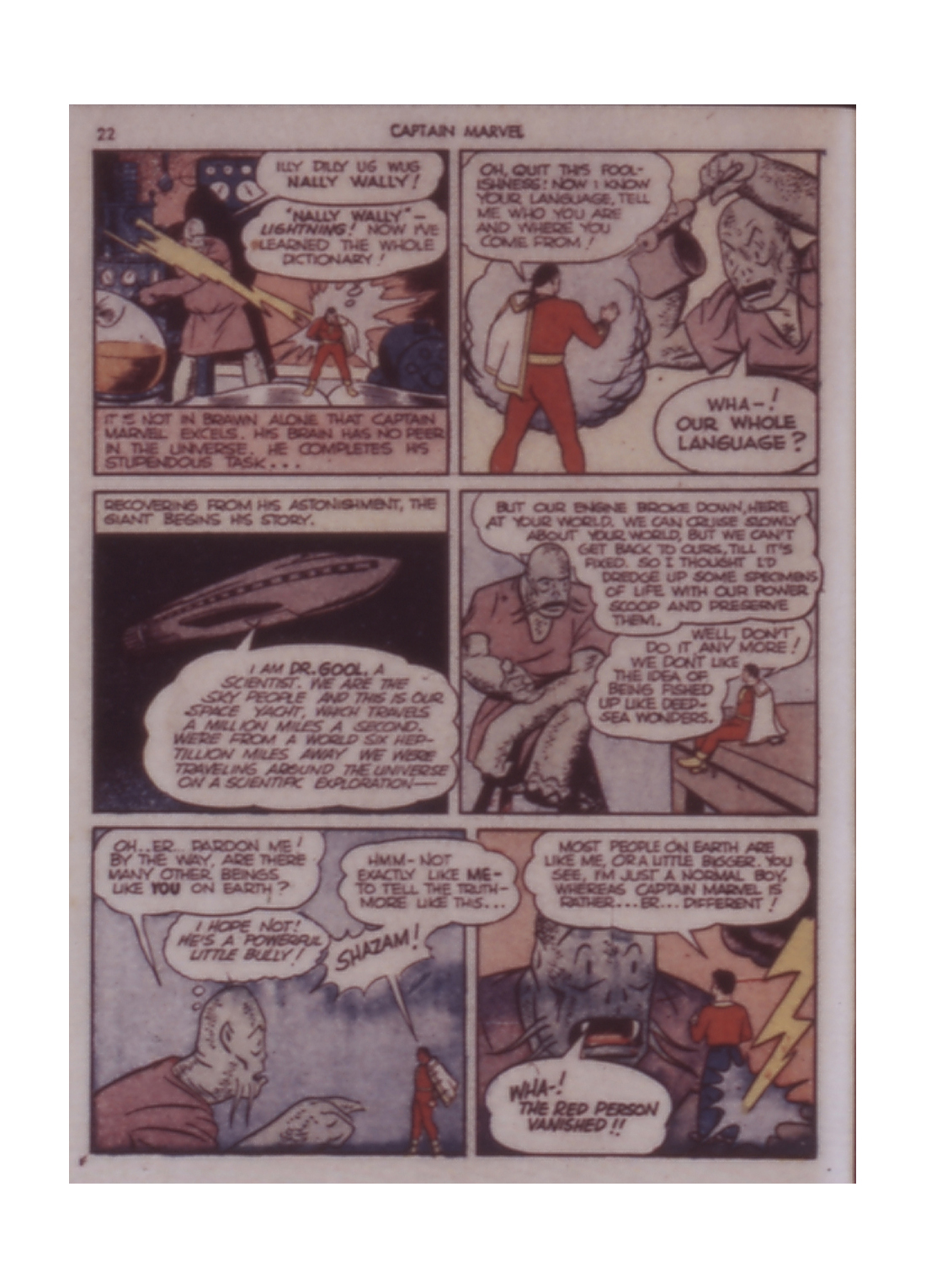 Read online Captain Marvel Adventures comic -  Issue #17 - 22