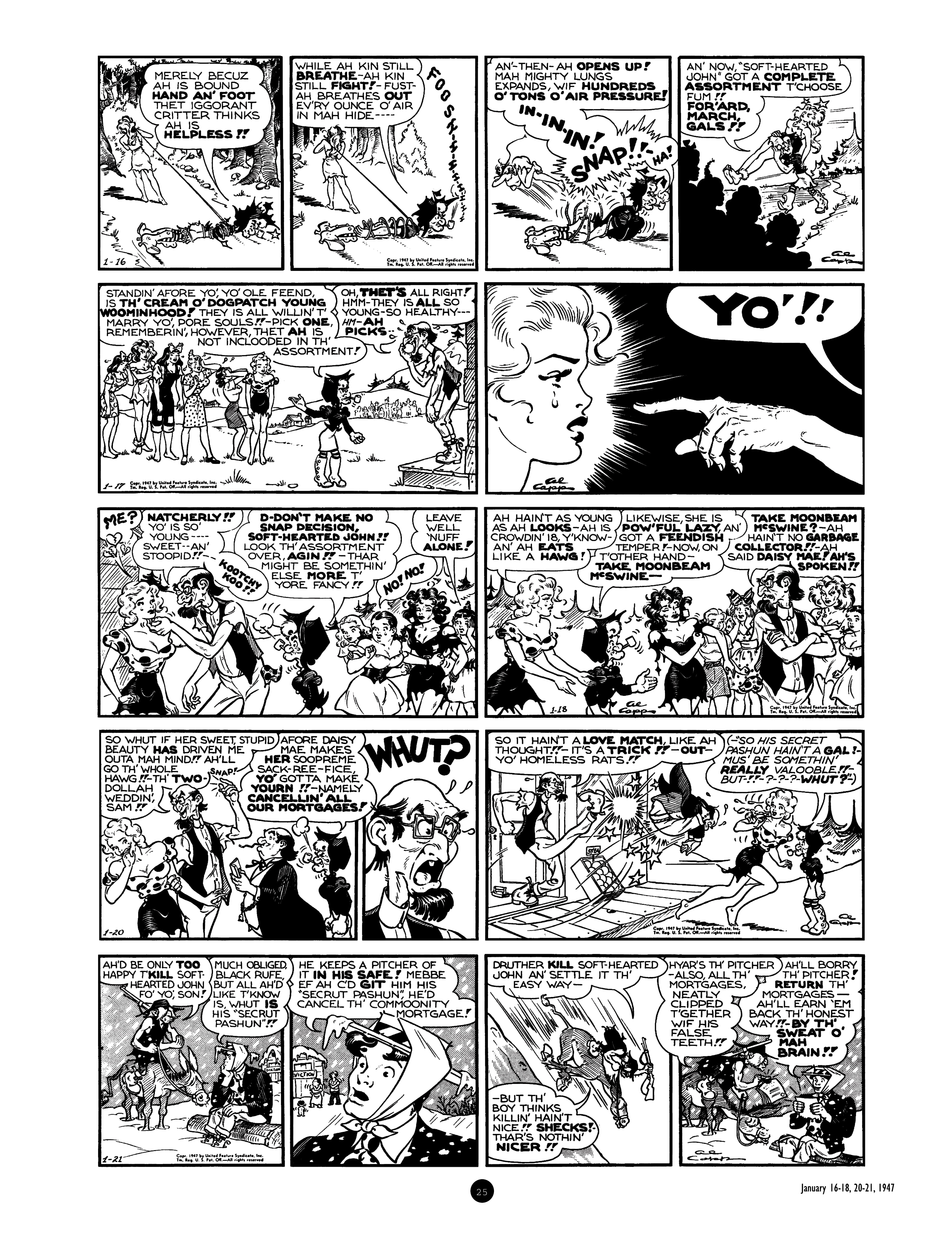Read online Al Capp's Li'l Abner Complete Daily & Color Sunday Comics comic -  Issue # TPB 7 (Part 1) - 25
