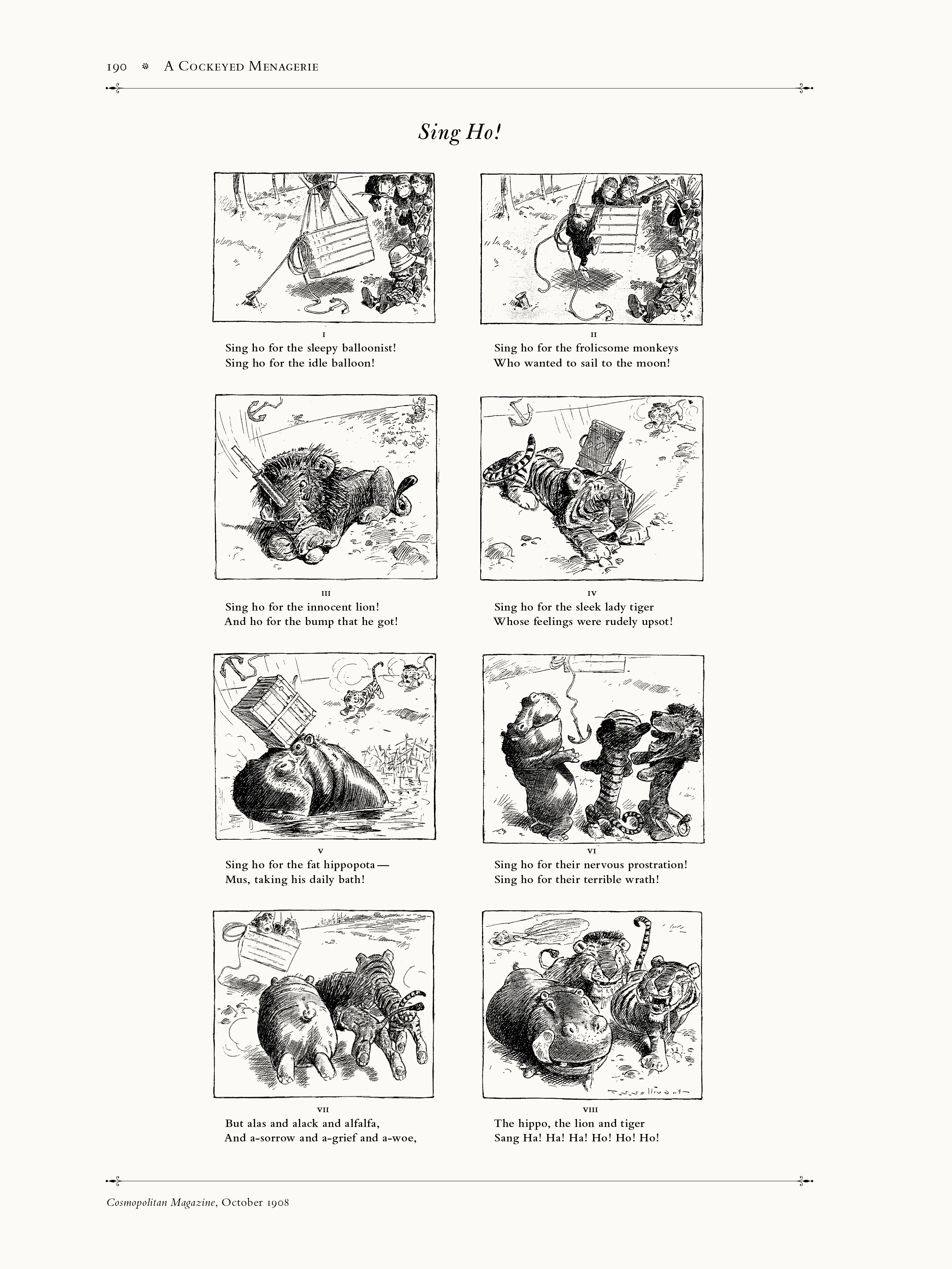 Read online A Cockeyed Menagerie: The Drawings of T.S. Sullivant comic -  Issue # TPB (Part 3) - 1