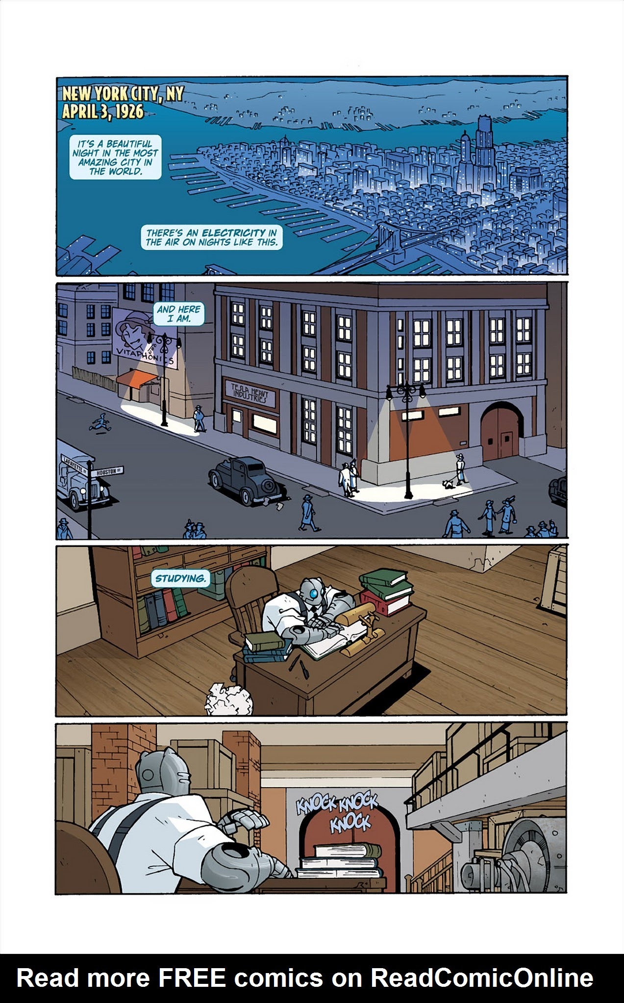 Read online Atomic Robo and the Shadow From Beyond Time comic -  Issue #1 - 2