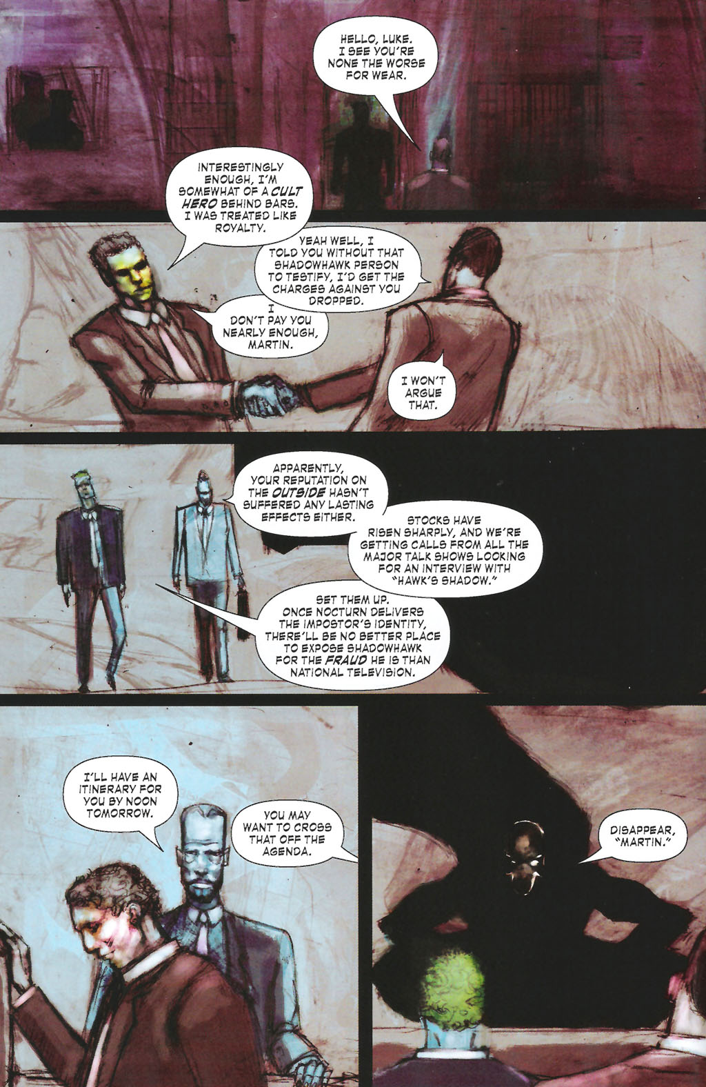 Read online ShadowHawk (2005) comic -  Issue #7 - 12
