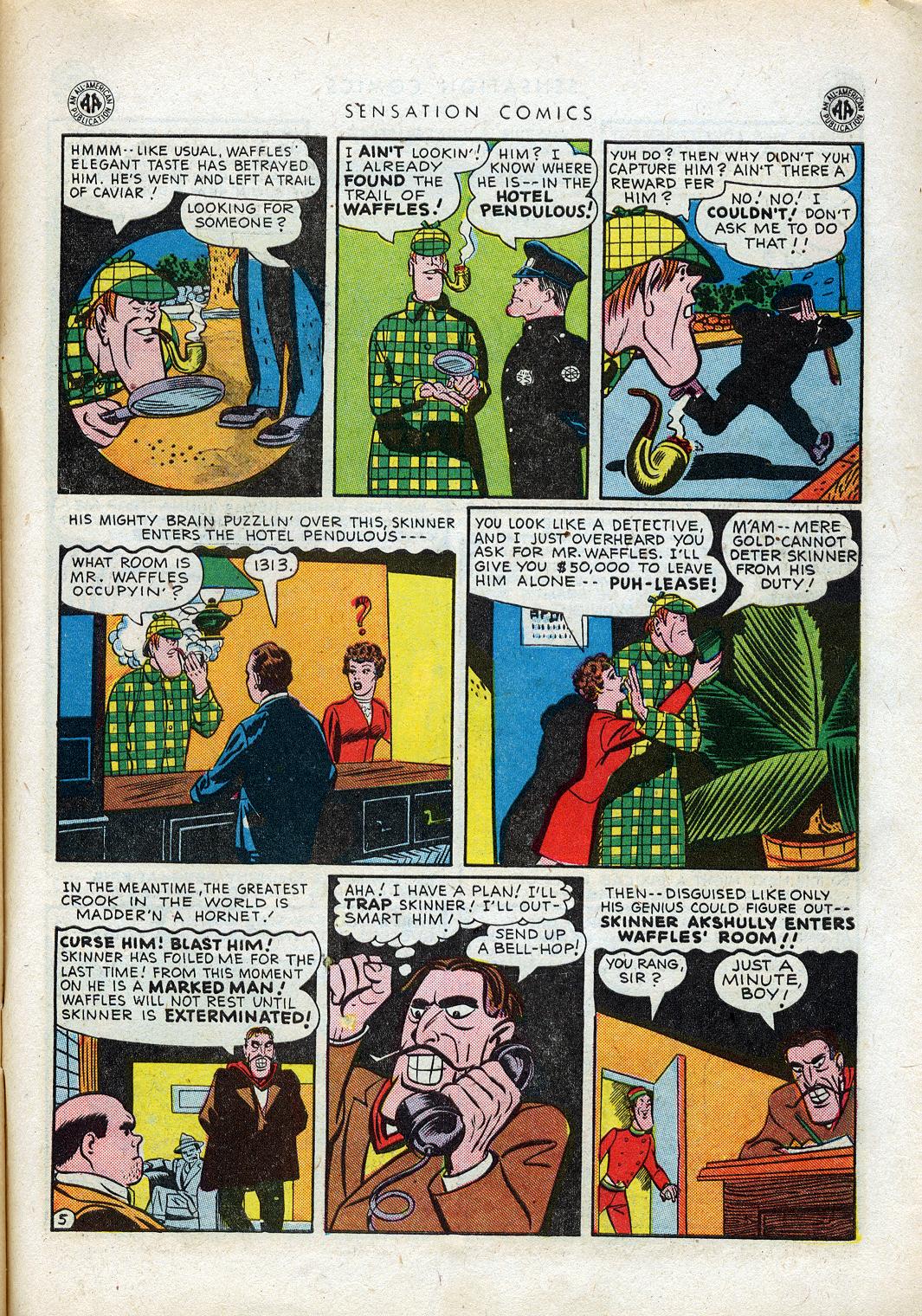 Read online Sensation (Mystery) Comics comic -  Issue #38 - 45