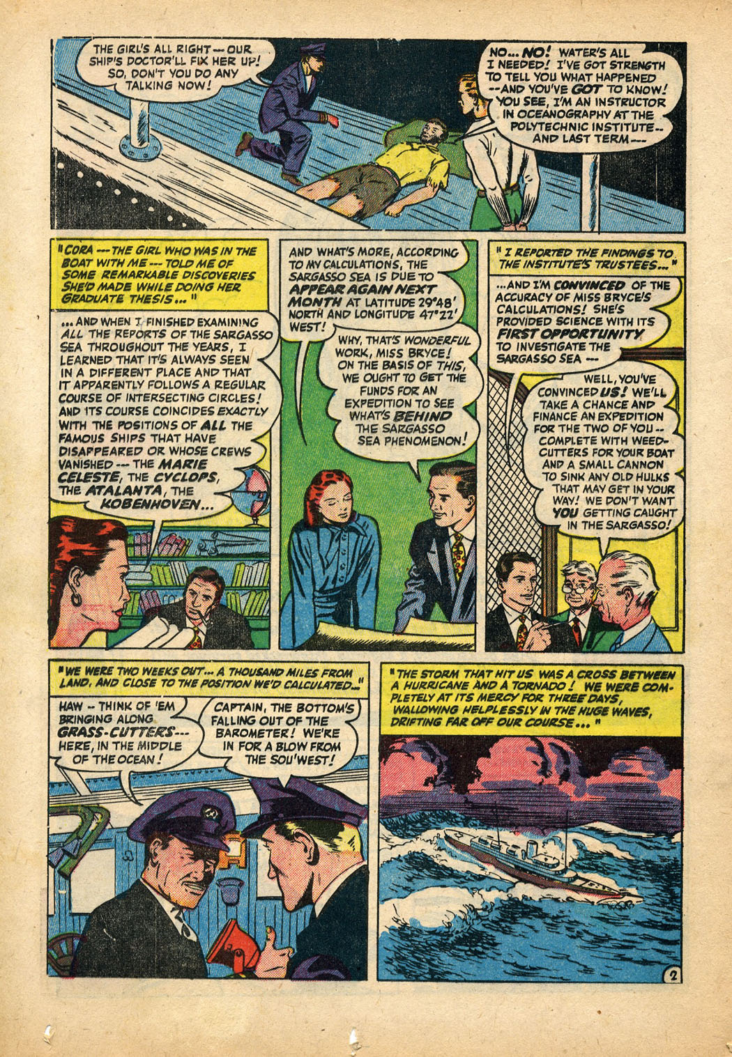 Read online Adventures Into The Unknown comic -  Issue #8 - 34