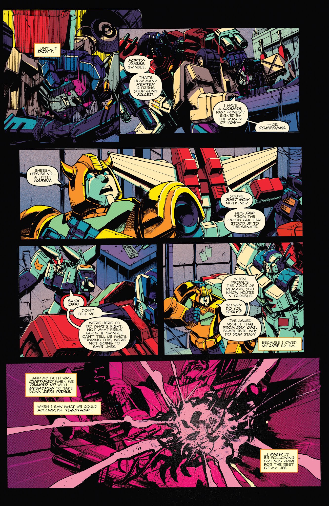 Read online Optimus Prime comic -  Issue #20 - 6