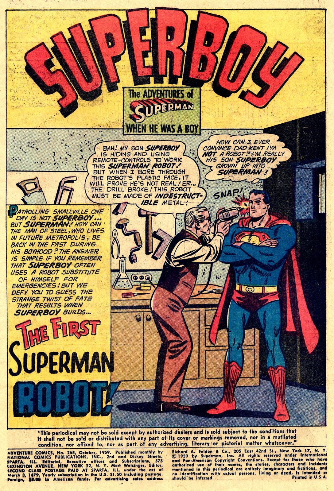Adventure Comics (1938) issue 265 - Page 3