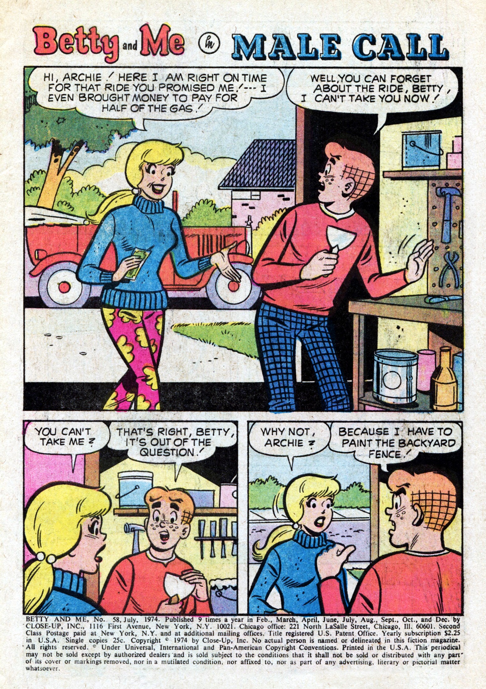 Read online Betty and Me comic -  Issue #58 - 3