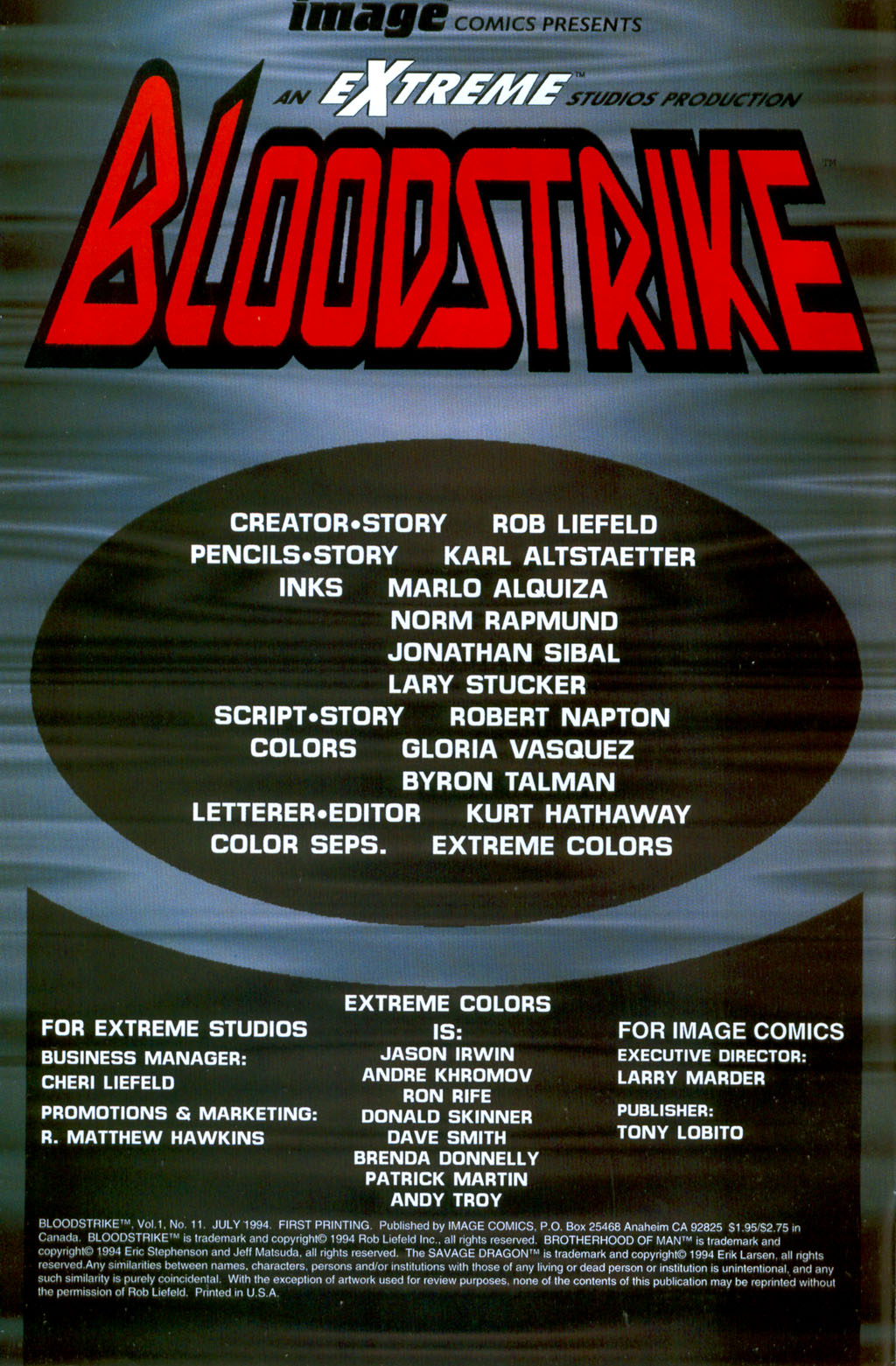 Read online Bloodstrike (1993) comic -  Issue #11 - 2