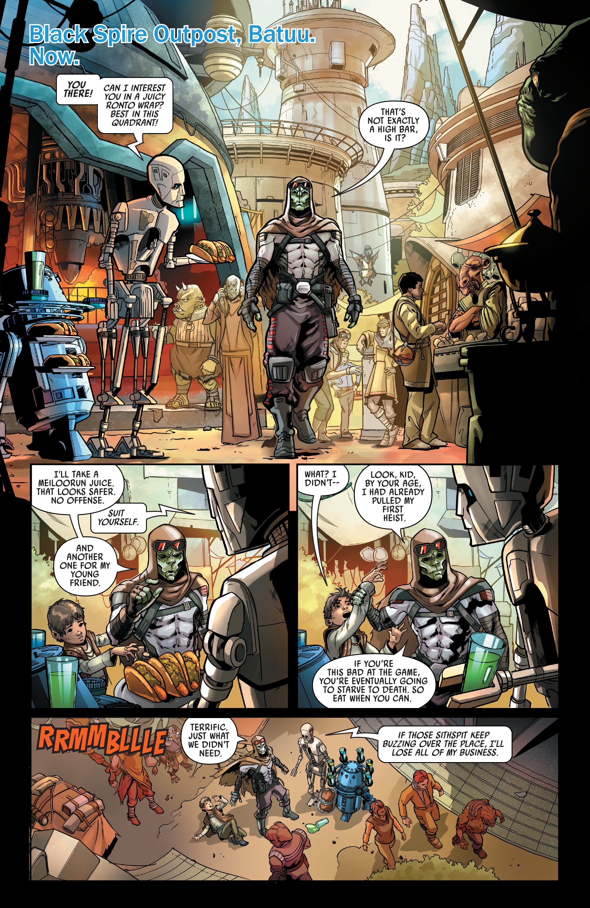 Read online Star Wars: Galaxy's Edge comic -  Issue #1 - 2