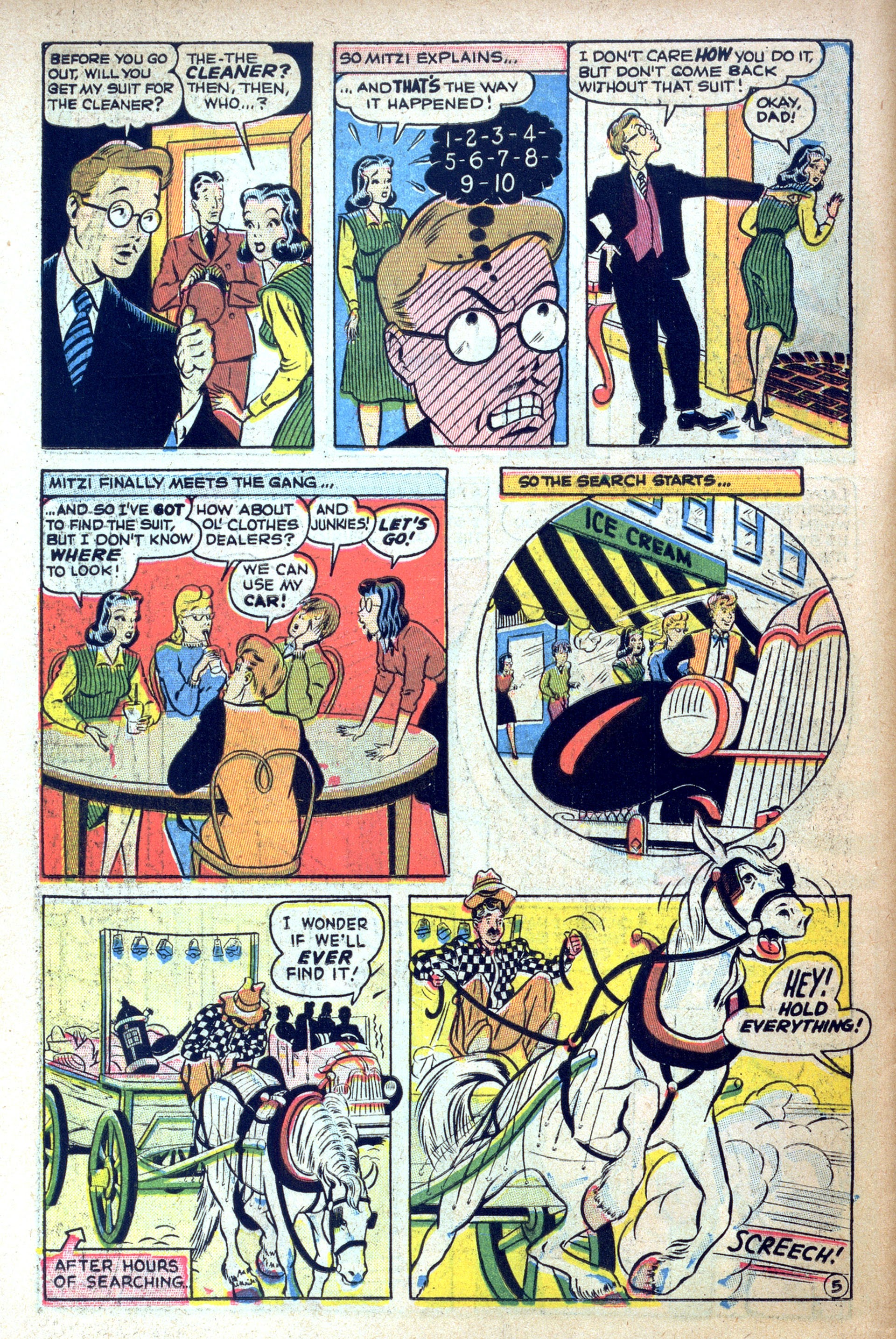 Read online Mitzi's Boy Friend comic -  Issue #3 - 26