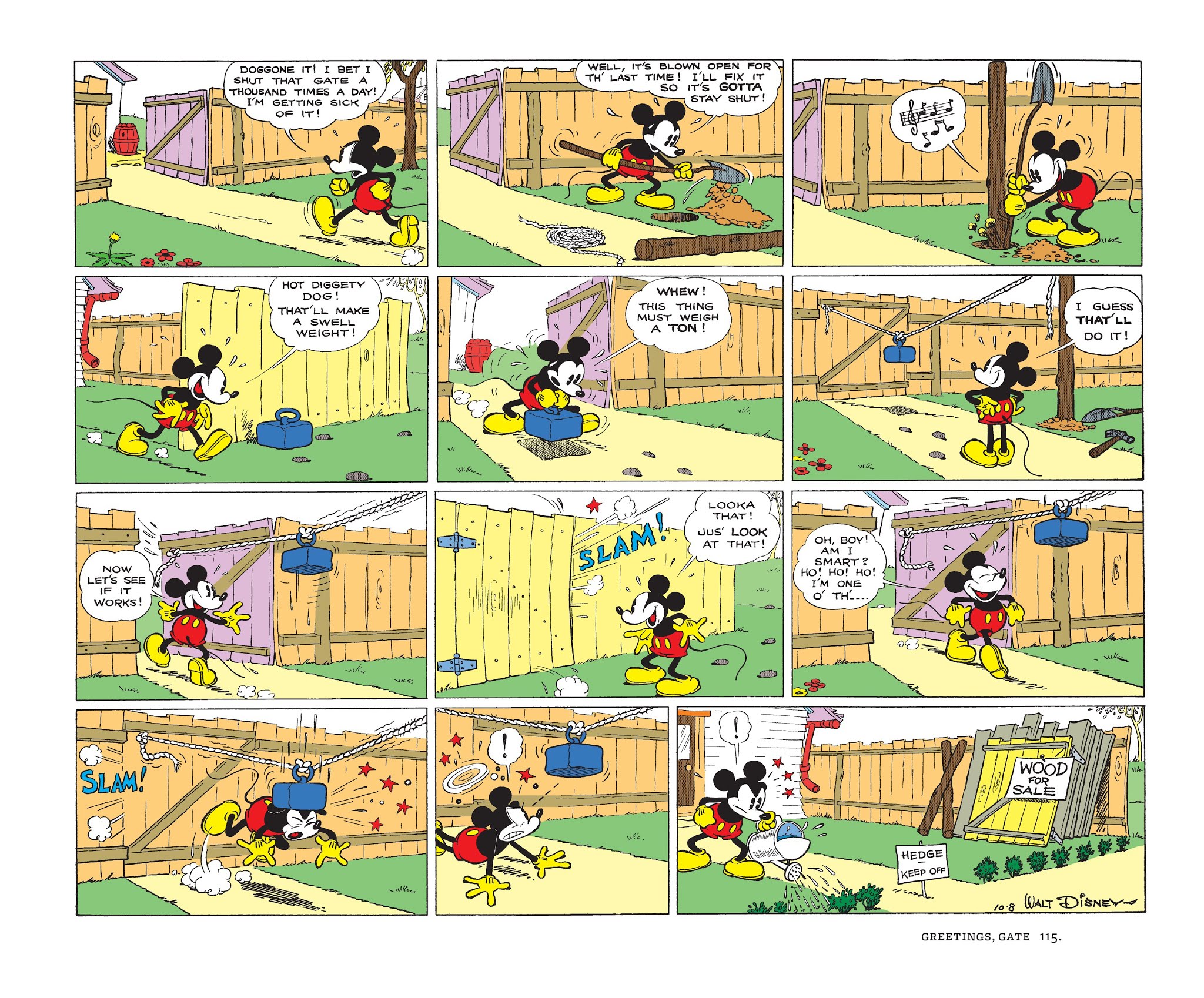 Read online Walt Disney's Mickey Mouse Color Sundays comic -  Issue # TPB 1 (Part 2) - 15