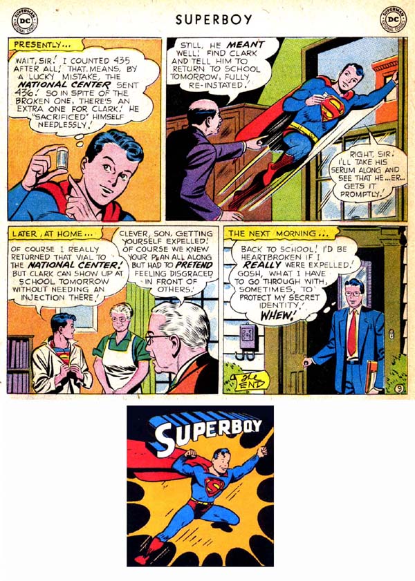 Read online Superboy (1949) comic -  Issue #71 - 19