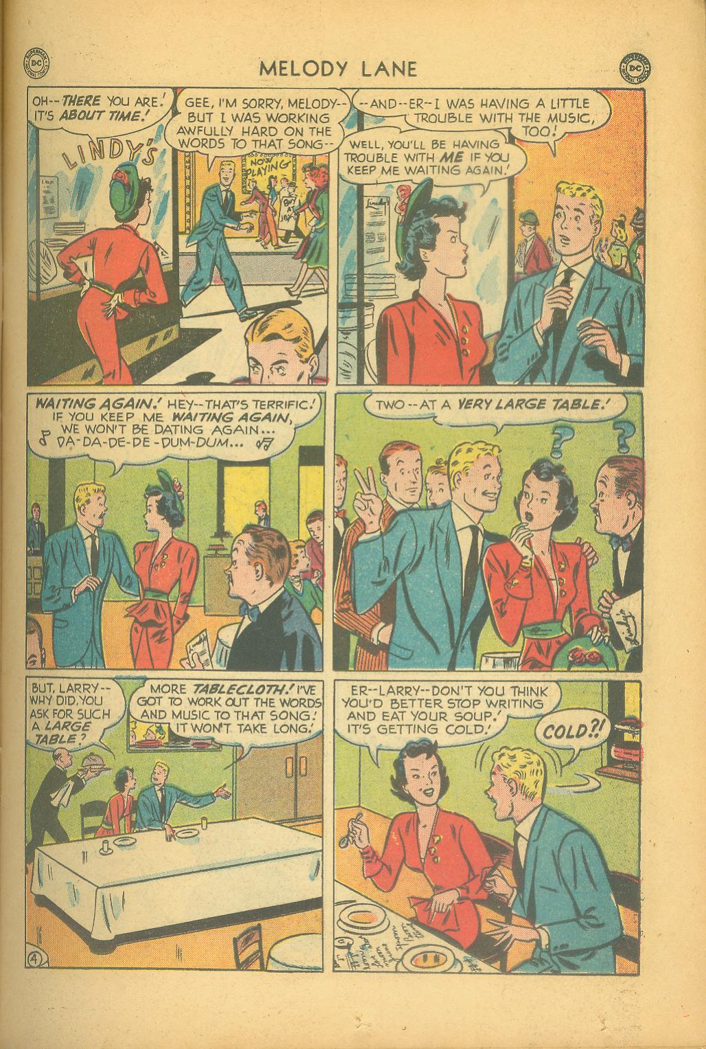 Read online Miss Melody Lane of Broadway comic -  Issue #1 - 17