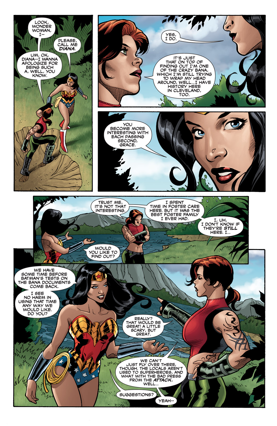 Read online Outsiders: Five of a Kind comic -  Issue # Issue Wonder Woman-Grace - 8