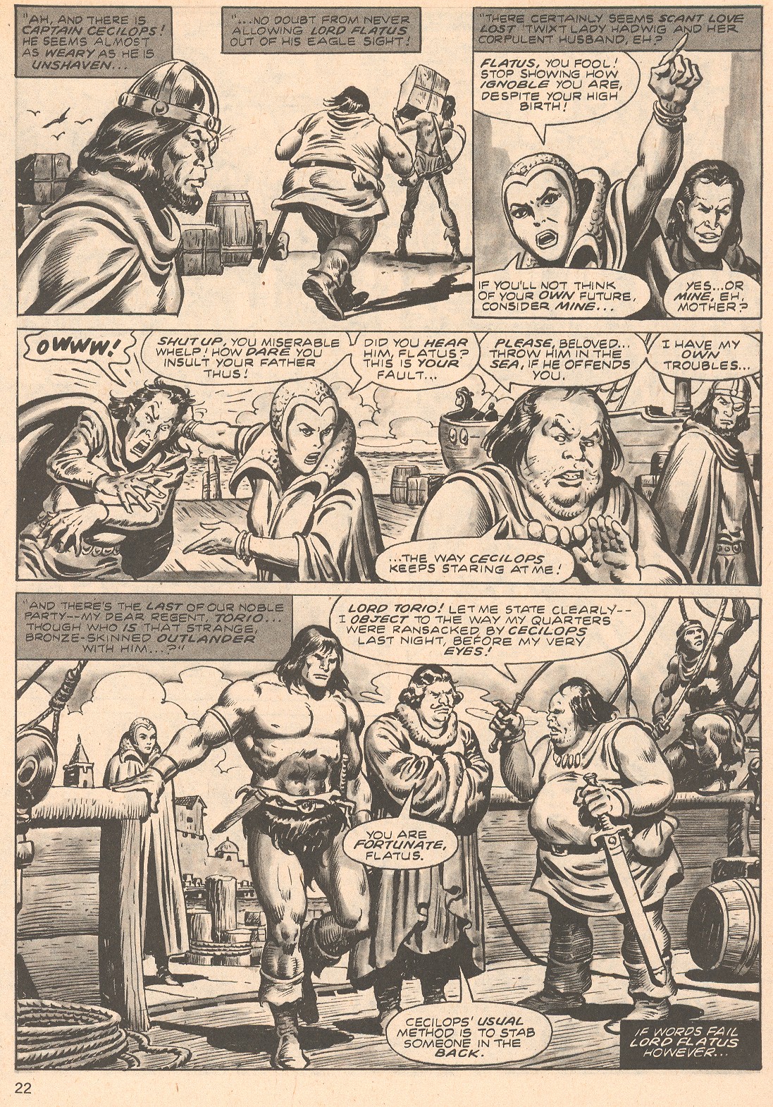 Read online The Savage Sword Of Conan comic -  Issue #66 - 22