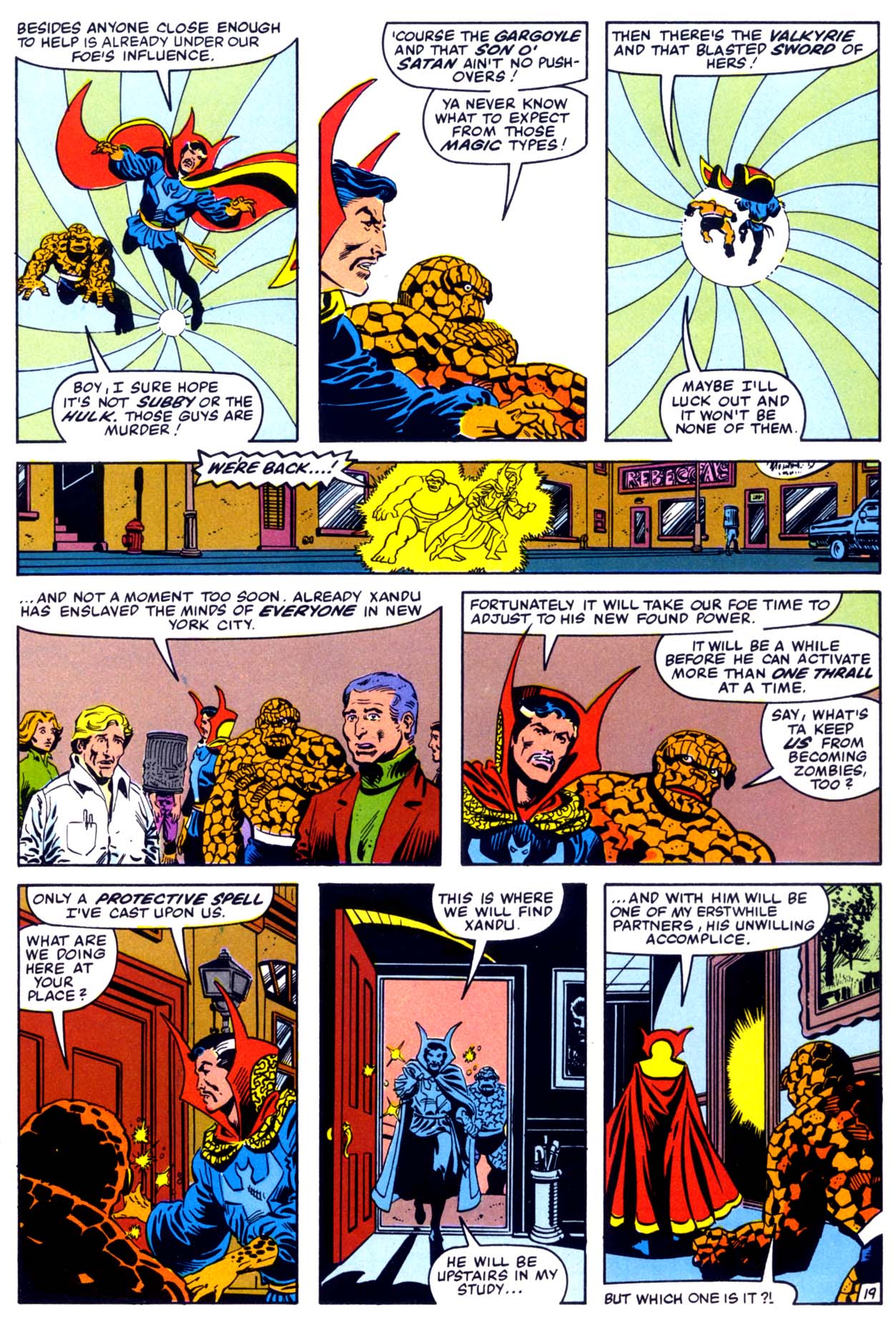 Read online Marvel Fanfare (1982) comic -  Issue #20 - 21