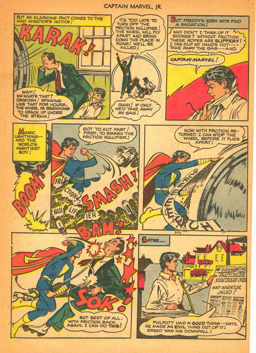 Read online Captain Marvel, Jr. comic -  Issue #84 - 34