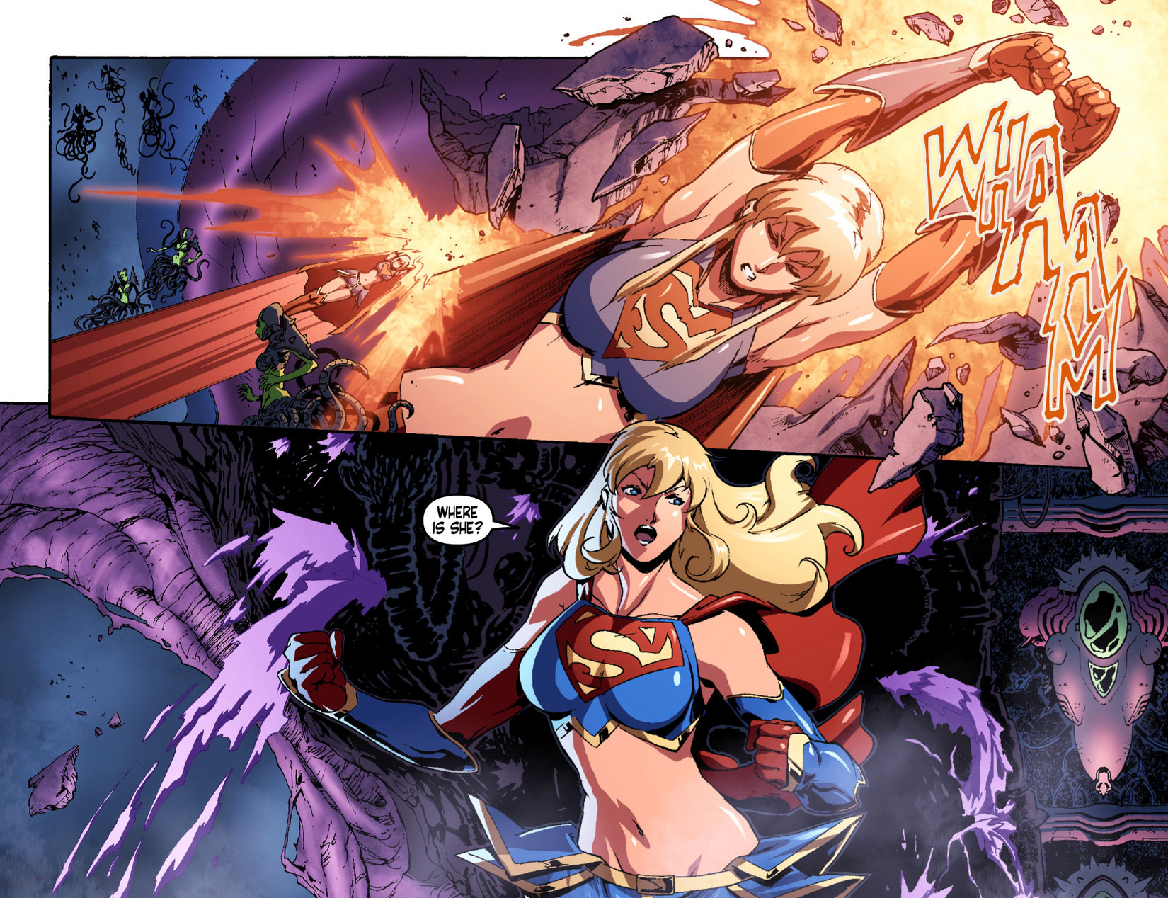 Read online Ame-Comi: Supergirl comic -  Issue #2 - 14