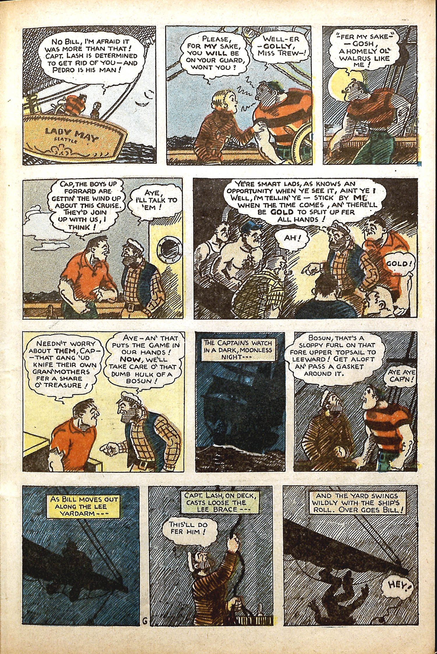 Read online Amazing Mystery Funnies comic -  Issue #23 - 47