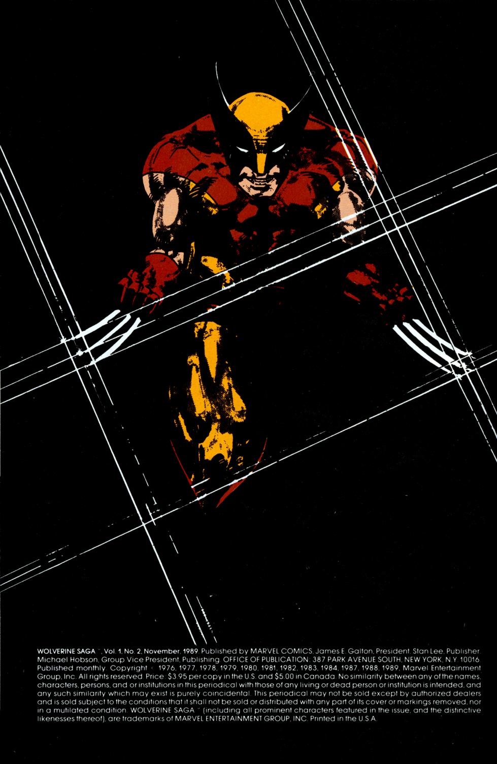 Read online Wolverine Saga comic -  Issue #2 - 4