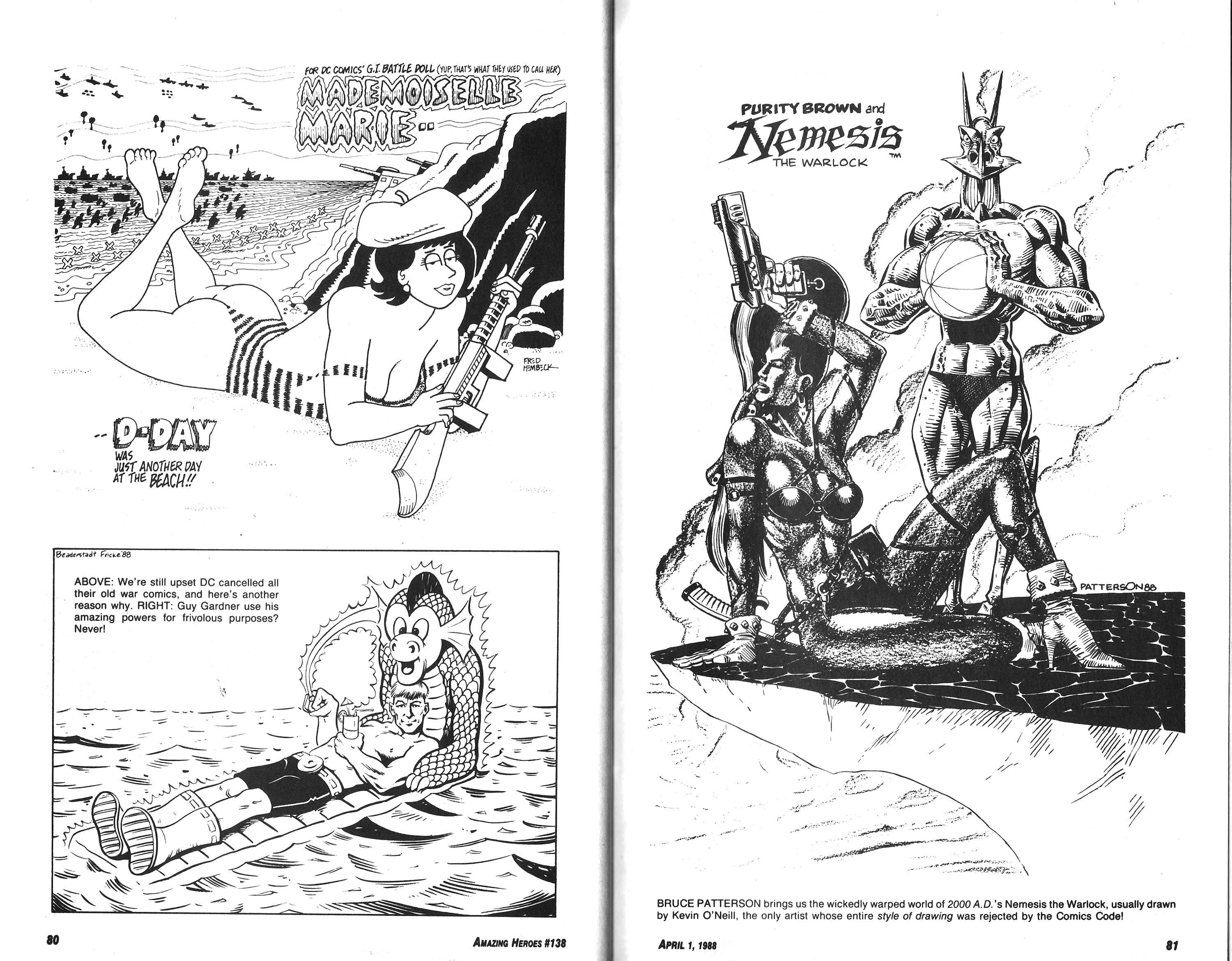 Read online Amazing Heroes comic -  Issue #138 - 41
