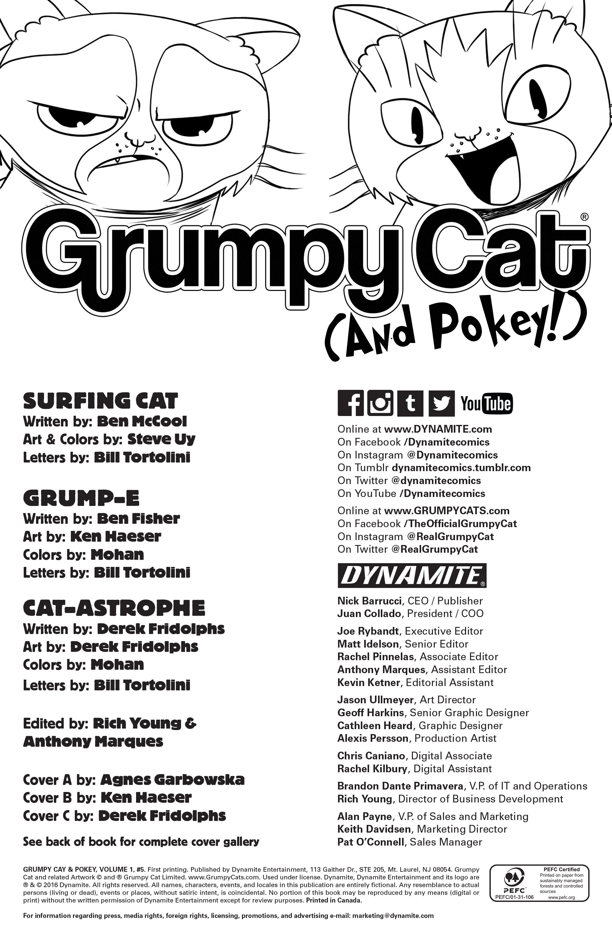 Read online Grumpy Cat & Pokey comic -  Issue #5 - 2