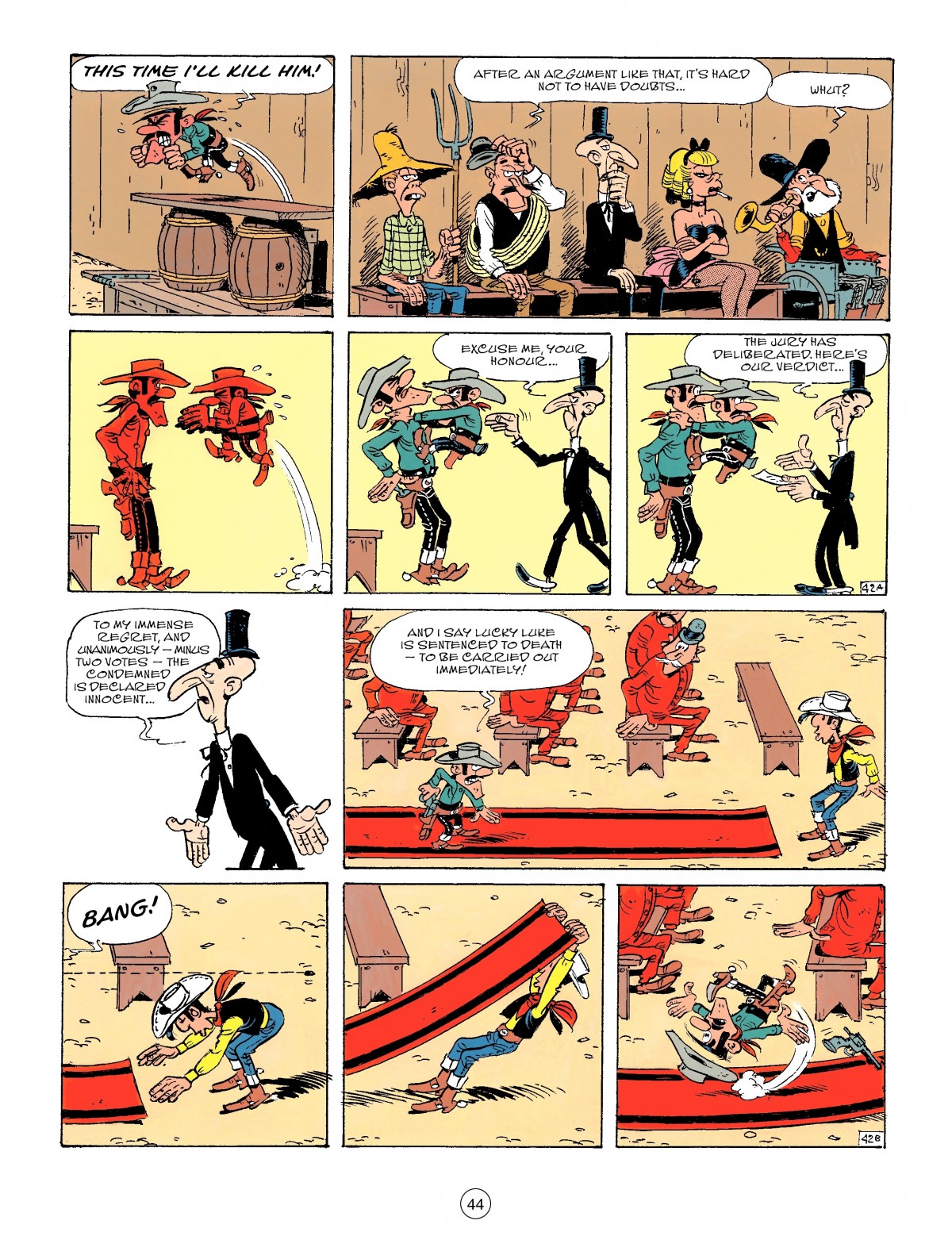 Read online A Lucky Luke Adventure comic -  Issue #49 - 44