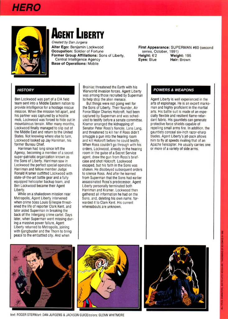 Read online Who's Who In The DC Universe Update 1993 comic -  Issue #1 - 6