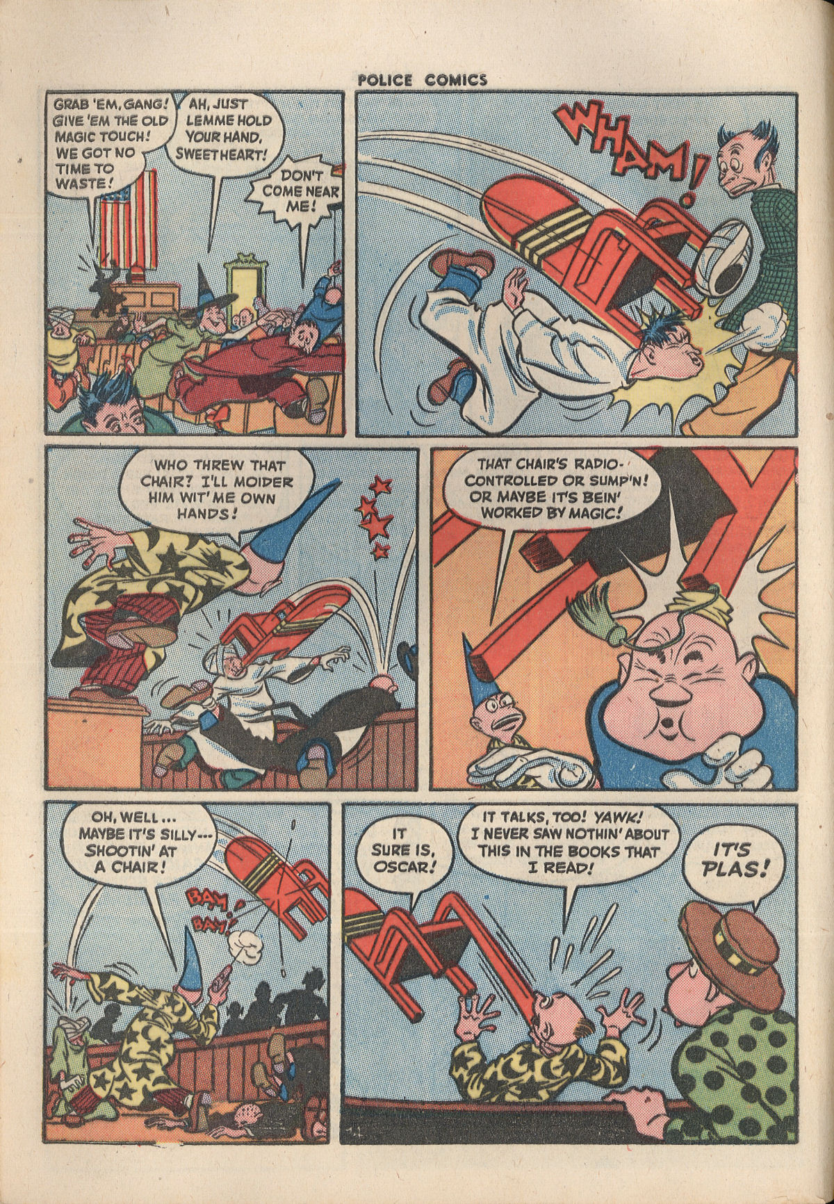 Read online Police Comics comic -  Issue #46 - 16