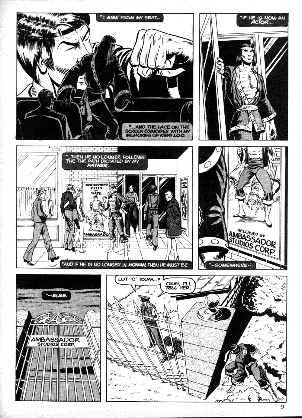Read online The Deadly Hands of Kung Fu comic -  Issue #5 - 9