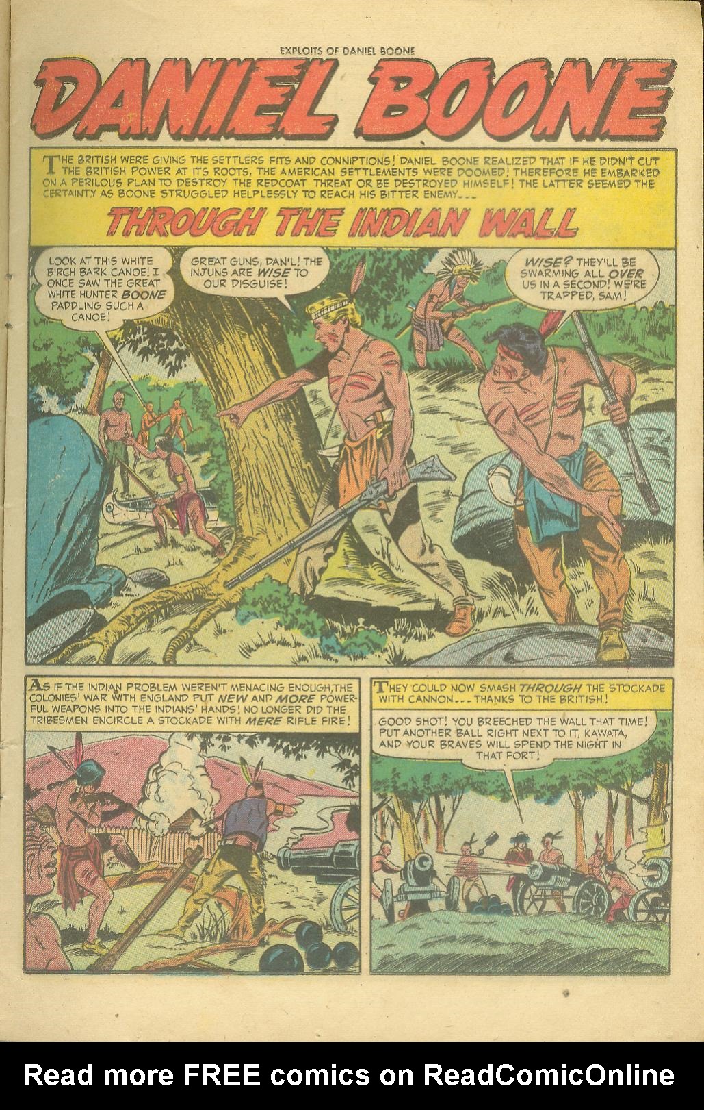 Read online Exploits of Daniel Boone comic -  Issue #6 - 13