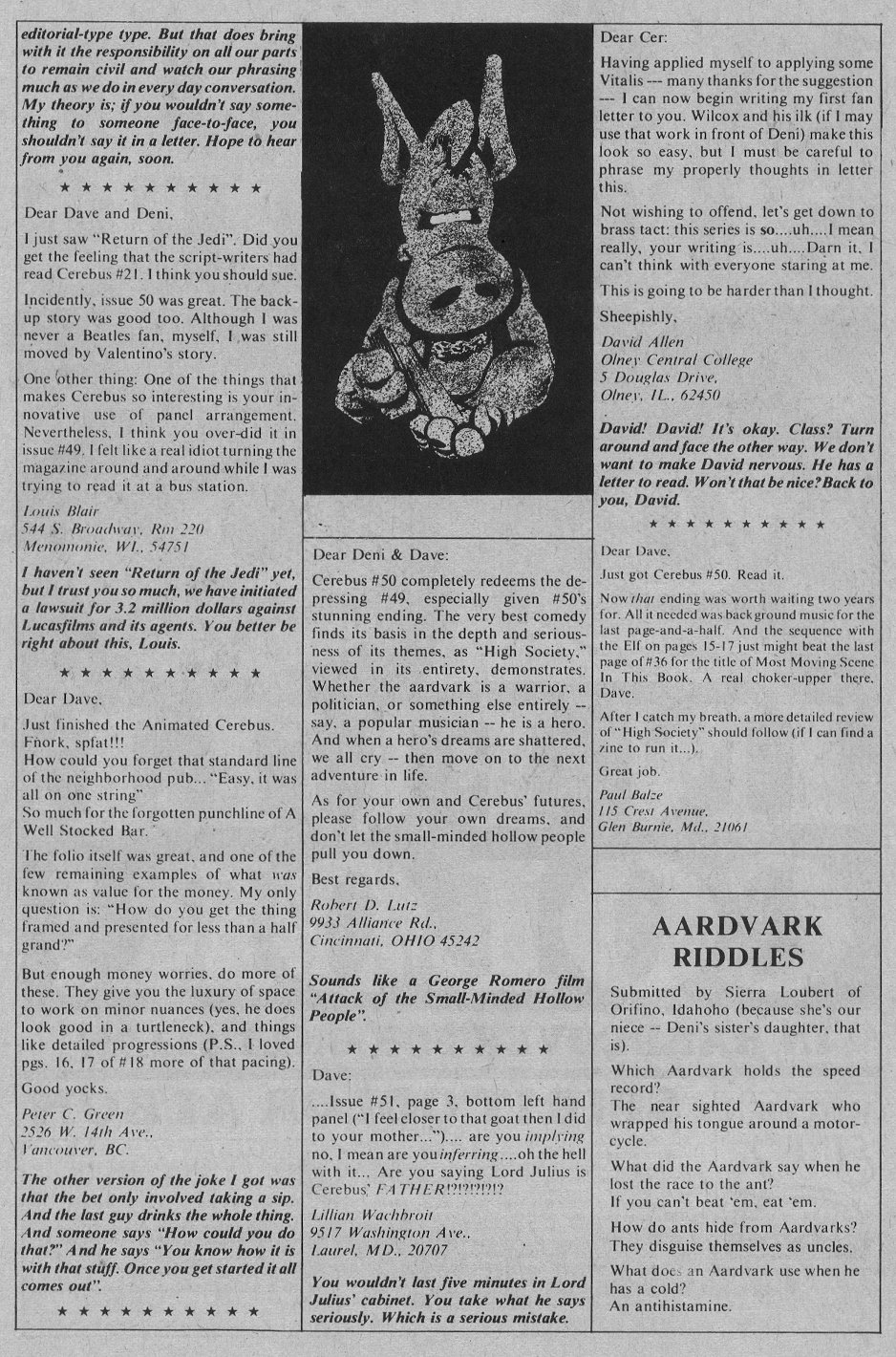 Read online Cerebus comic -  Issue #53 - 29