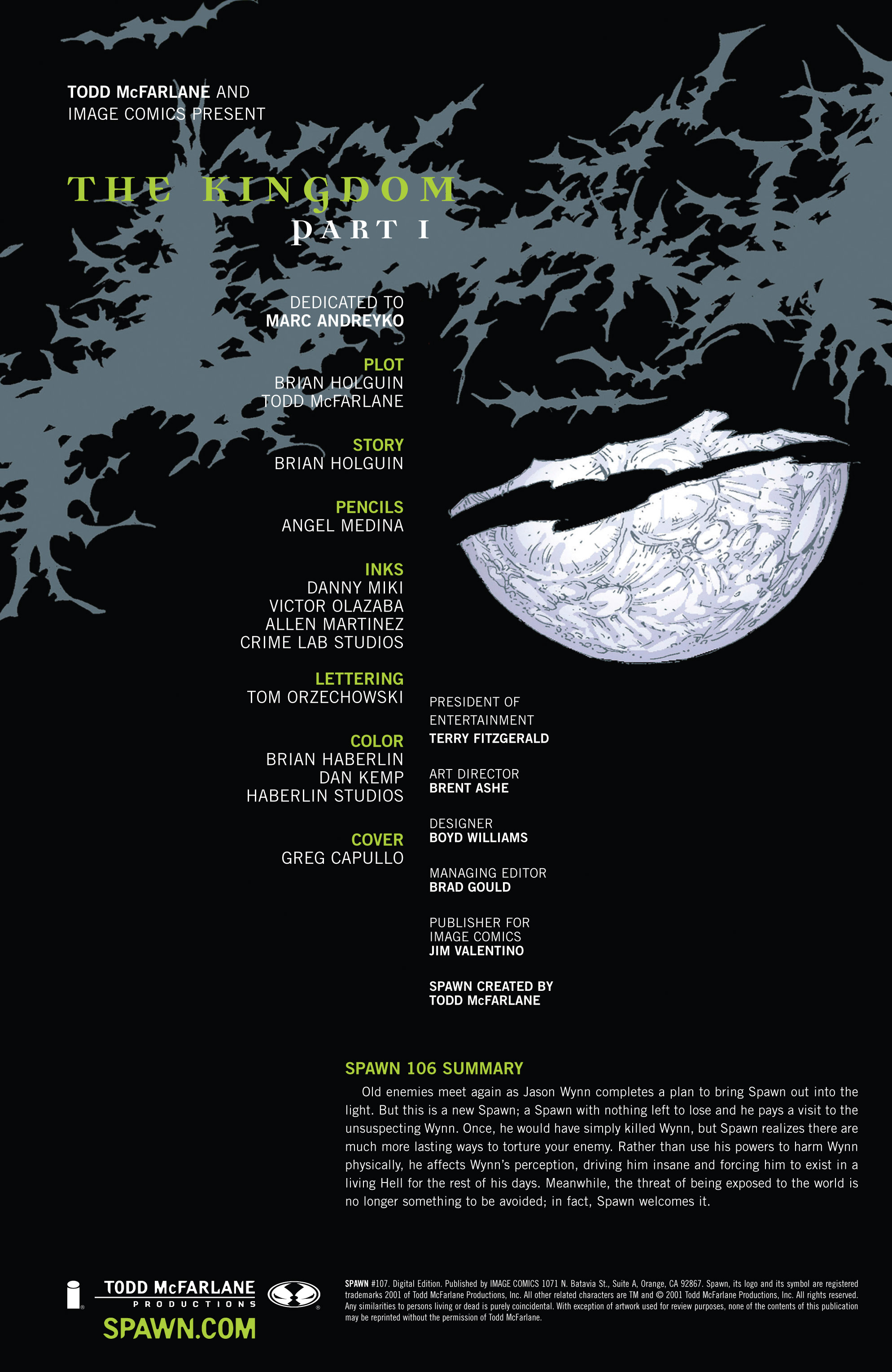 Read online Spawn comic -  Issue #107 - 2