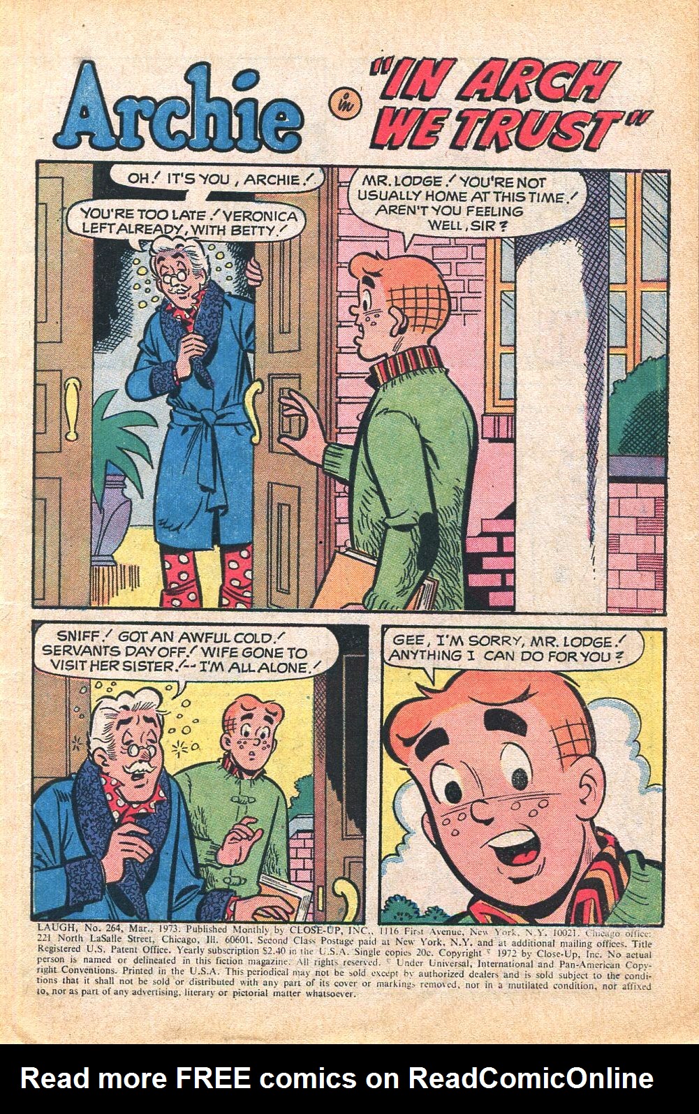 Read online Laugh (Comics) comic -  Issue #264 - 3