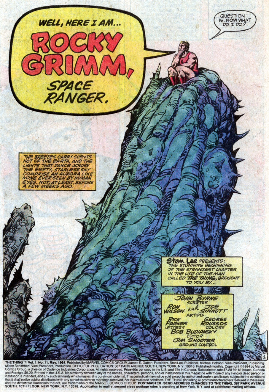 Read online The Thing comic -  Issue #11 - 2