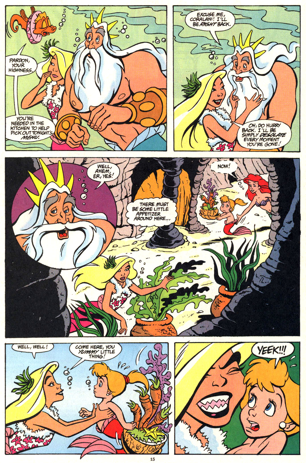 Read online Disney's The Little Mermaid comic -  Issue #11 - 16