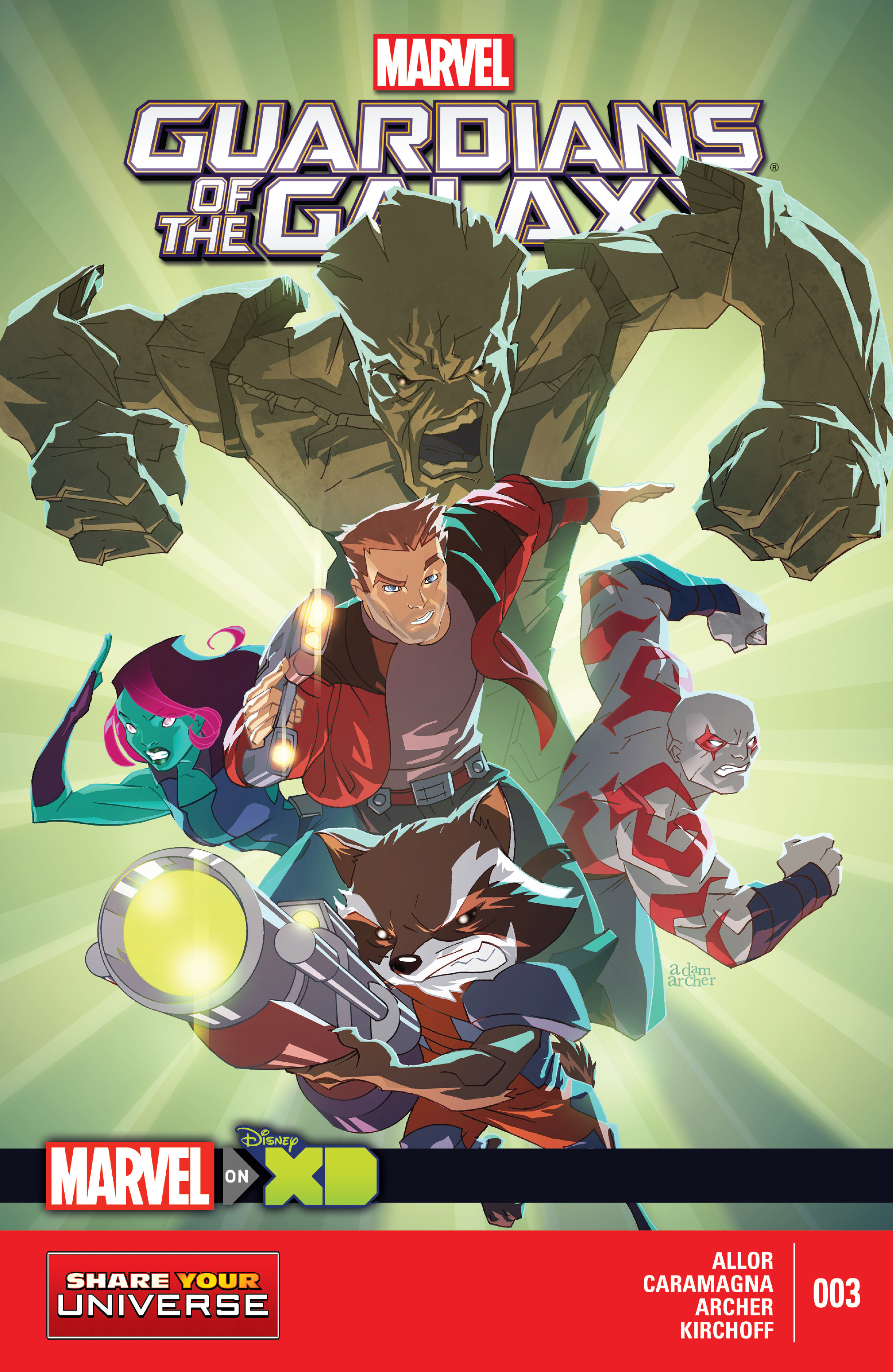 Read online Marvel Universe Guardians of the Galaxy [I] comic -  Issue #3 - 1