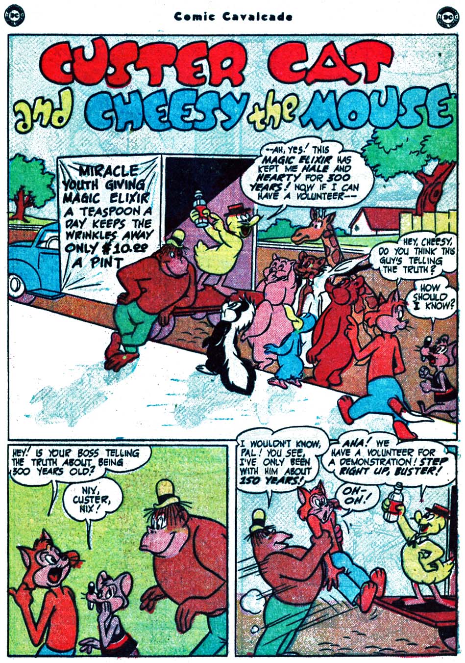 Read online Comic Cavalcade comic -  Issue #42 - 19