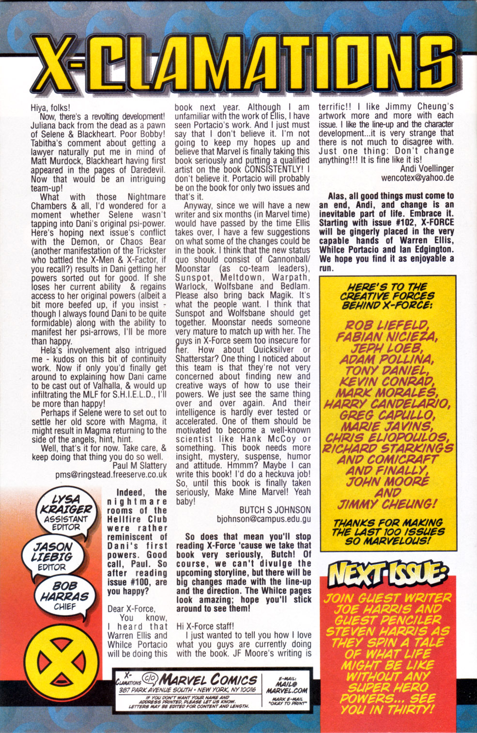 X-Force (1991) Issue #100 #105 - English 40