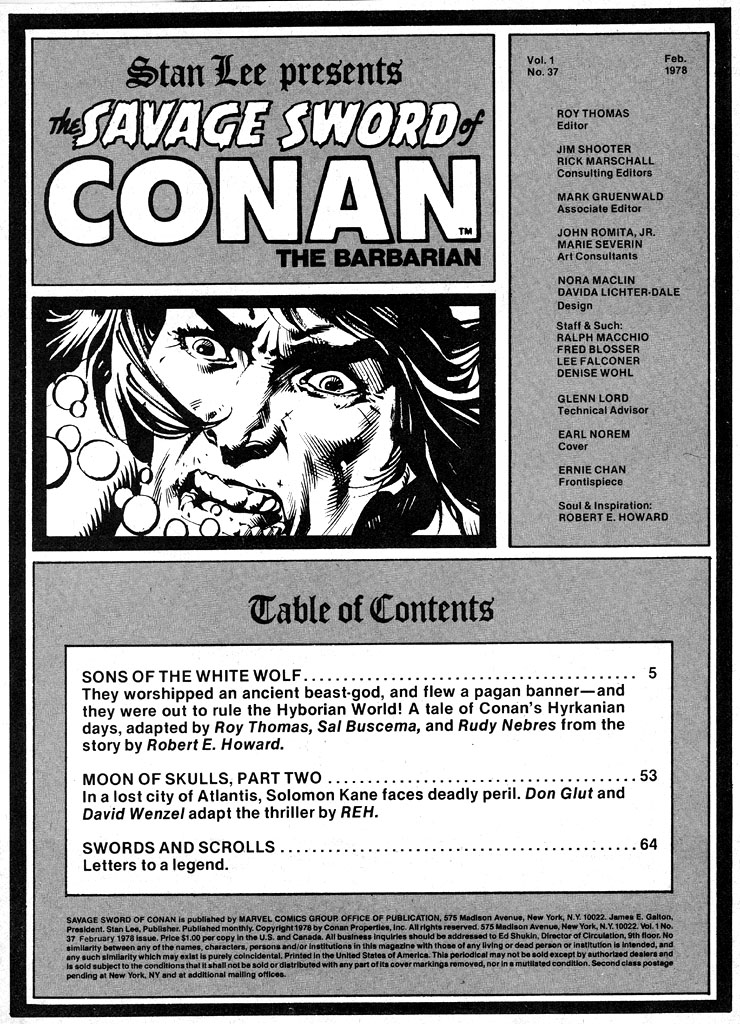 The Savage Sword Of Conan issue 37 - Page 3