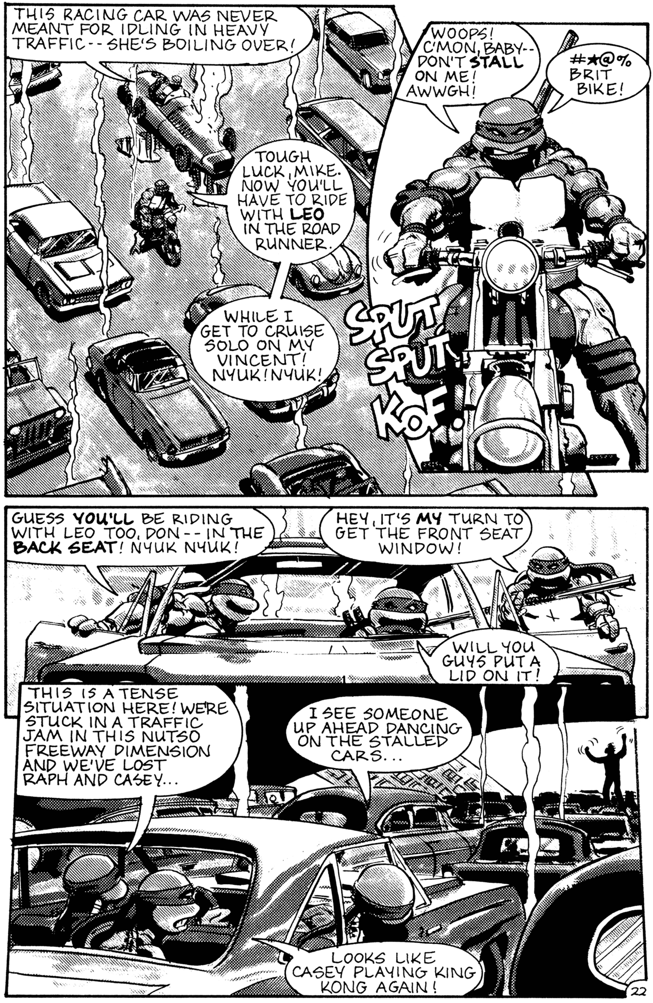Read online Teenage Mutant Ninja Turtles (1984) comic -  Issue #30 - 23