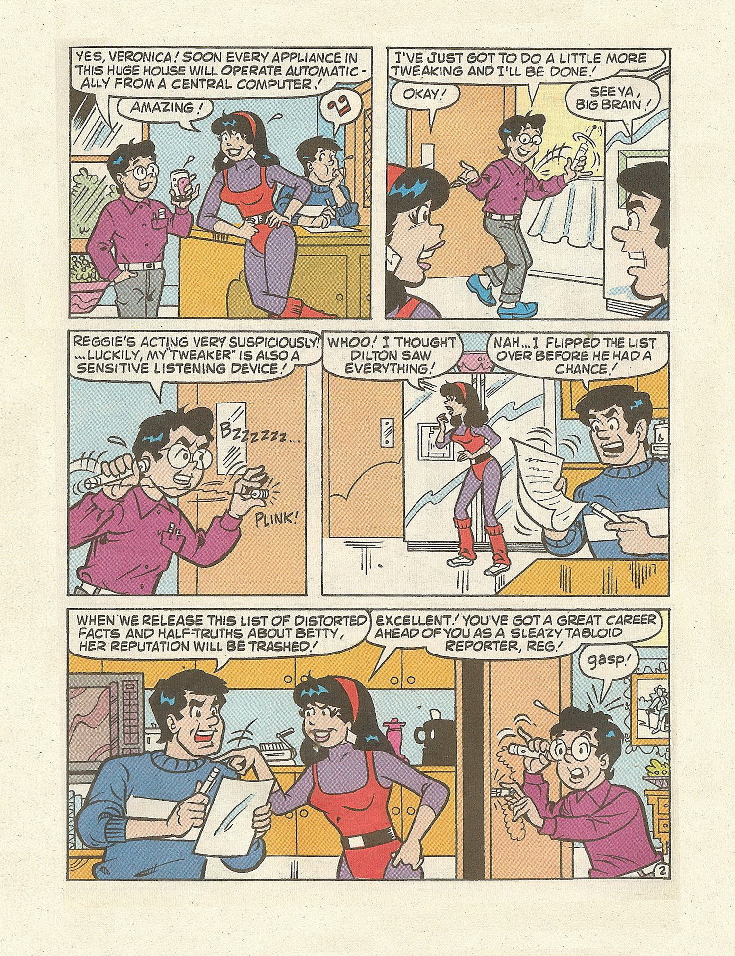 Read online Betty and Veronica Digest Magazine comic -  Issue #60 - 36