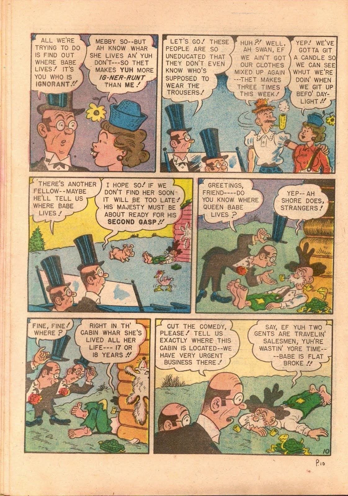 Read online Babe (1948) comic -  Issue #3 - 10