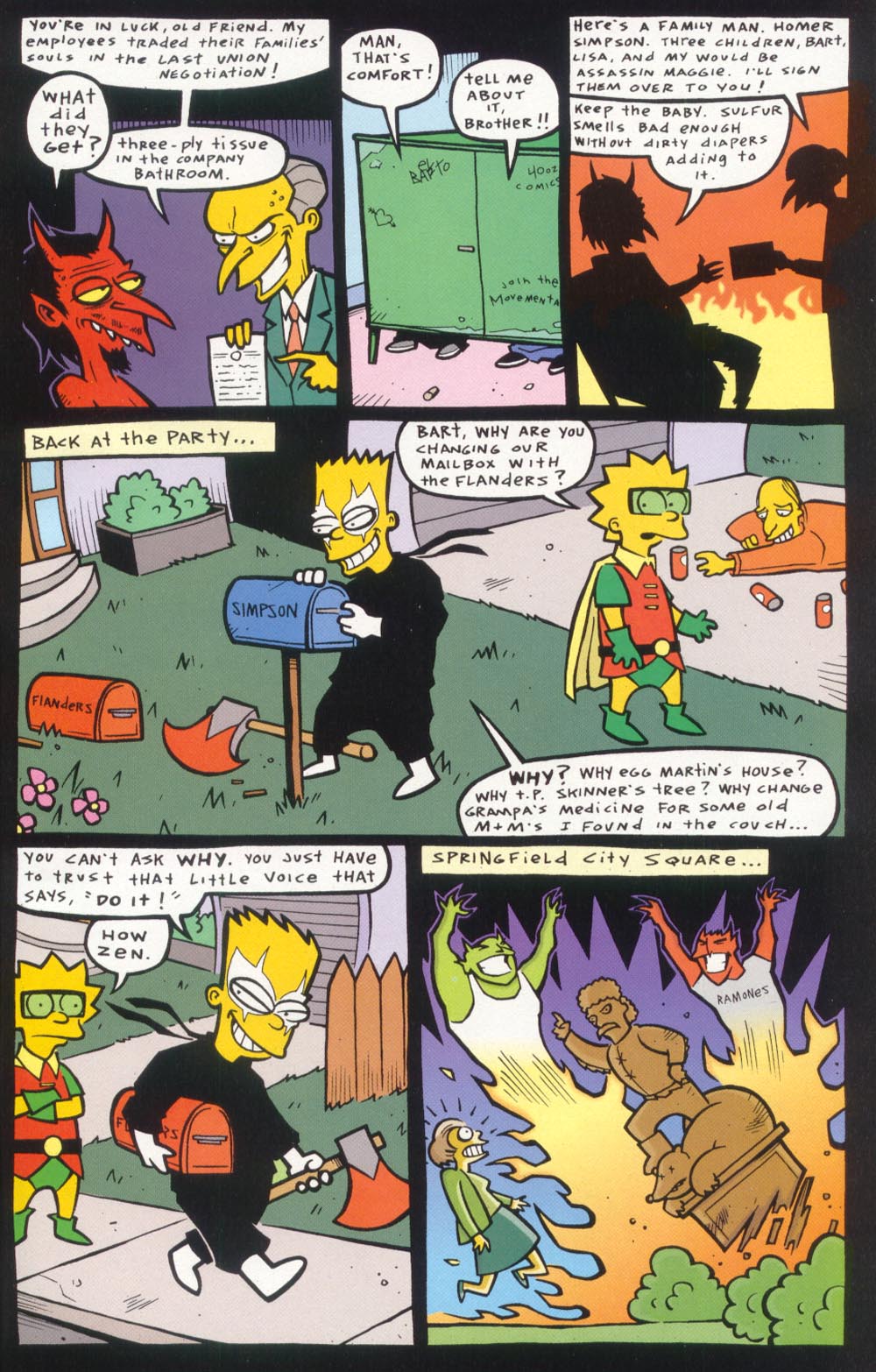 Read online Treehouse of Horror comic -  Issue #6 - 4