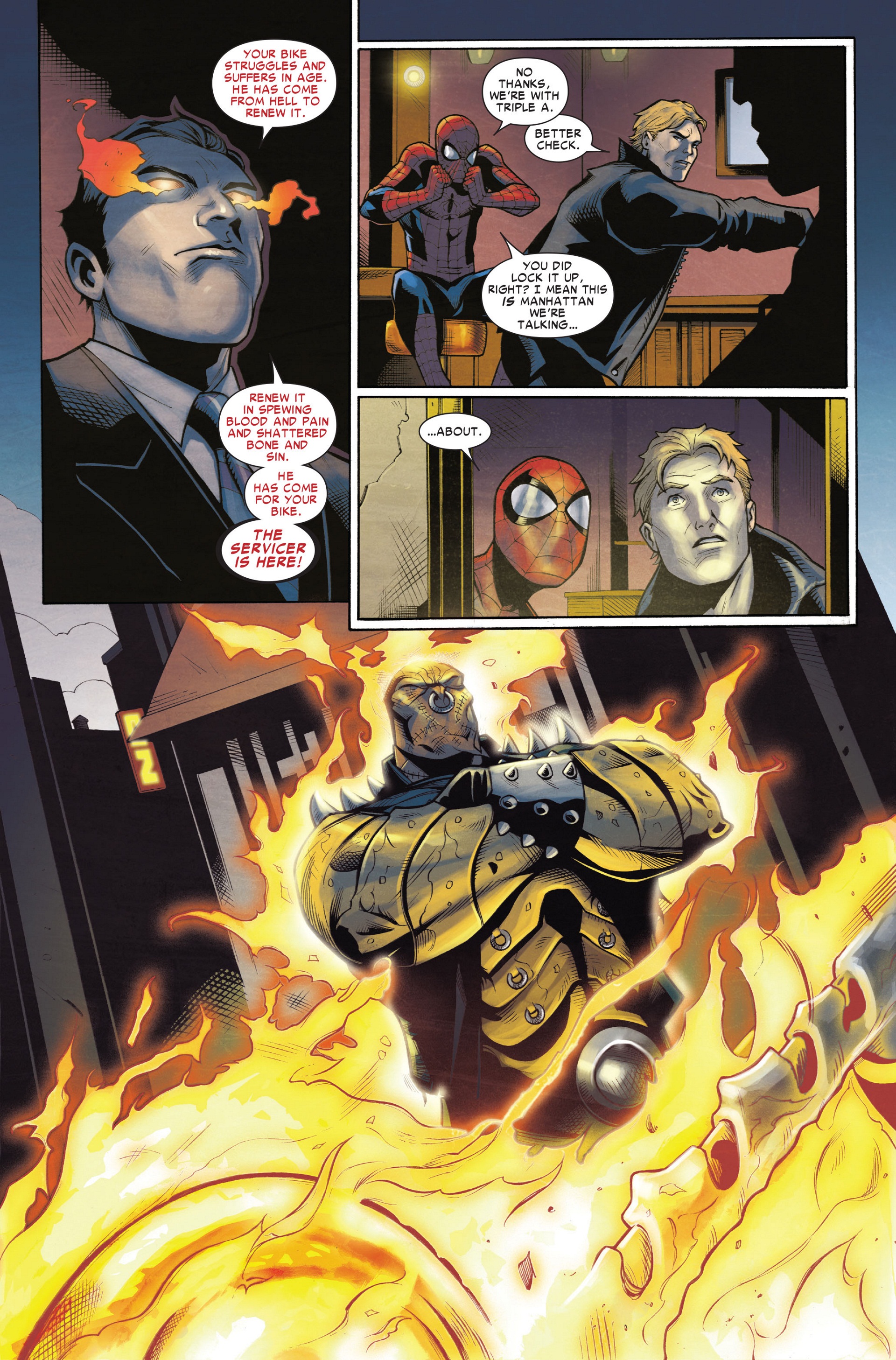 Read online Amazing Spider-Man/Ghost Rider: Motorstorm comic -  Issue # Full - 6