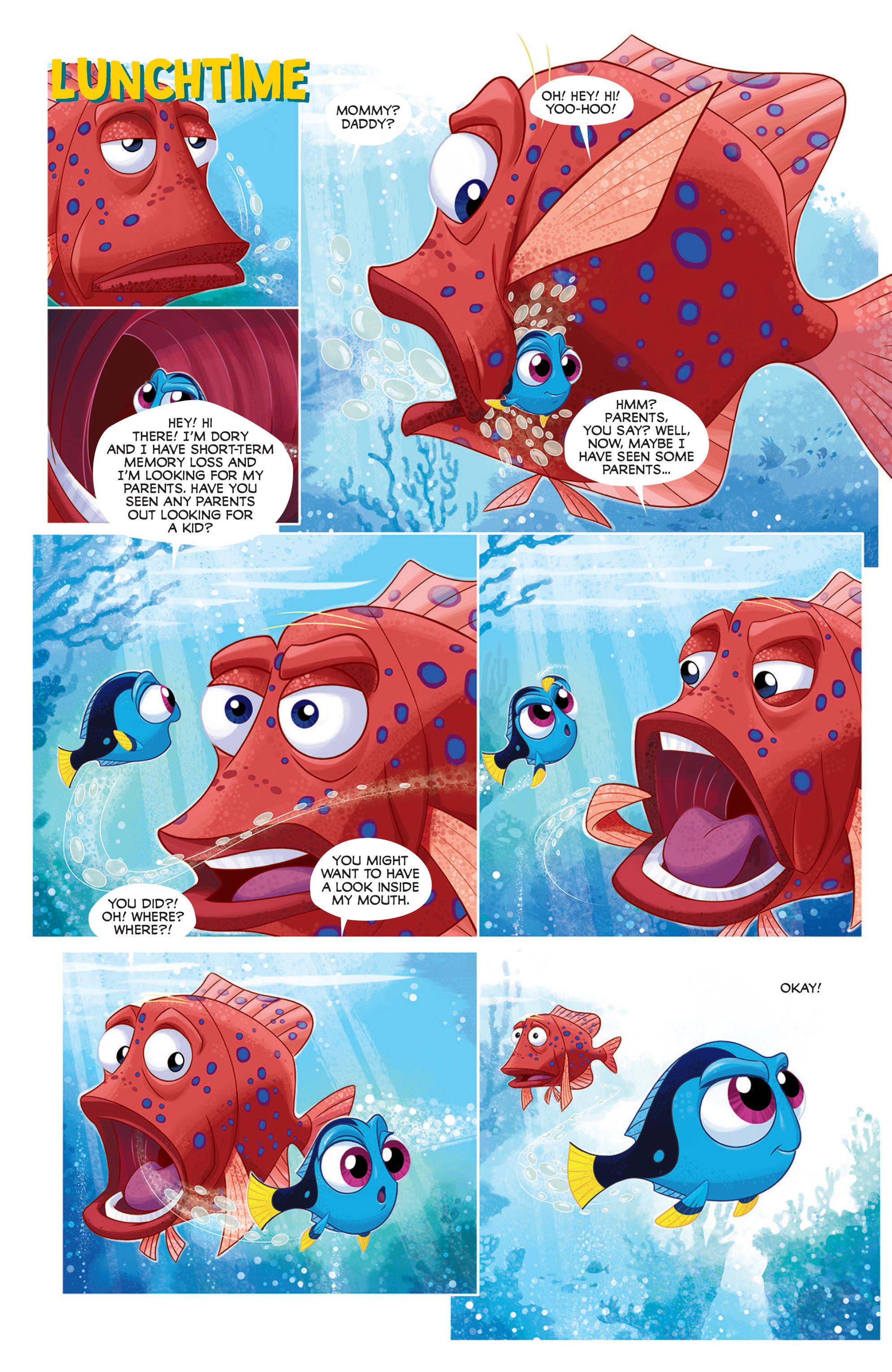Read online Disney Pixar Finding Dory comic -  Issue #2 - 4