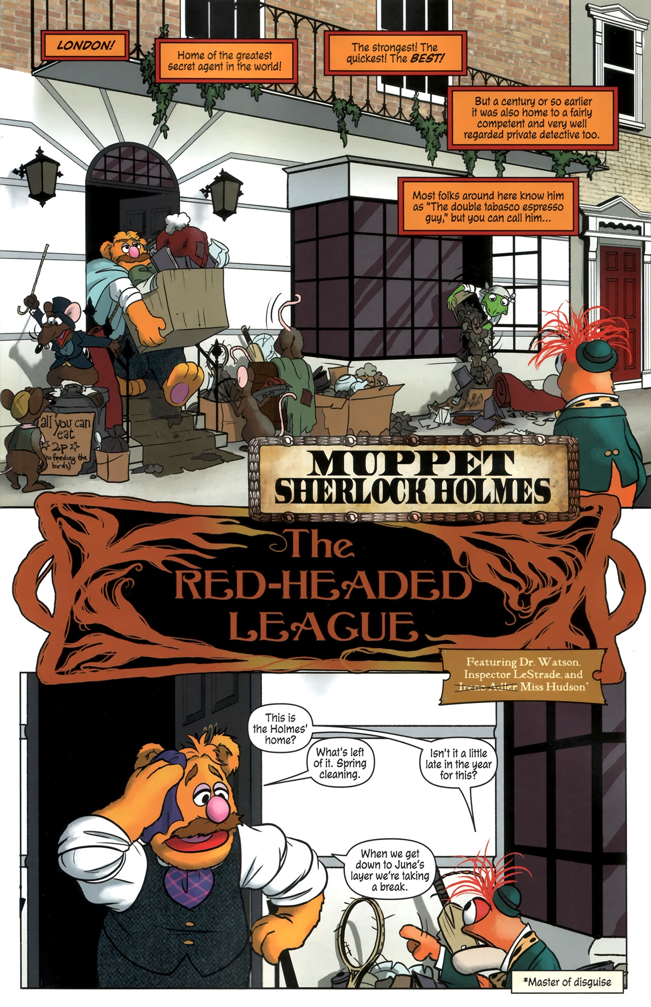 Read online Muppet Sherlock Holmes comic -  Issue #3 - 3