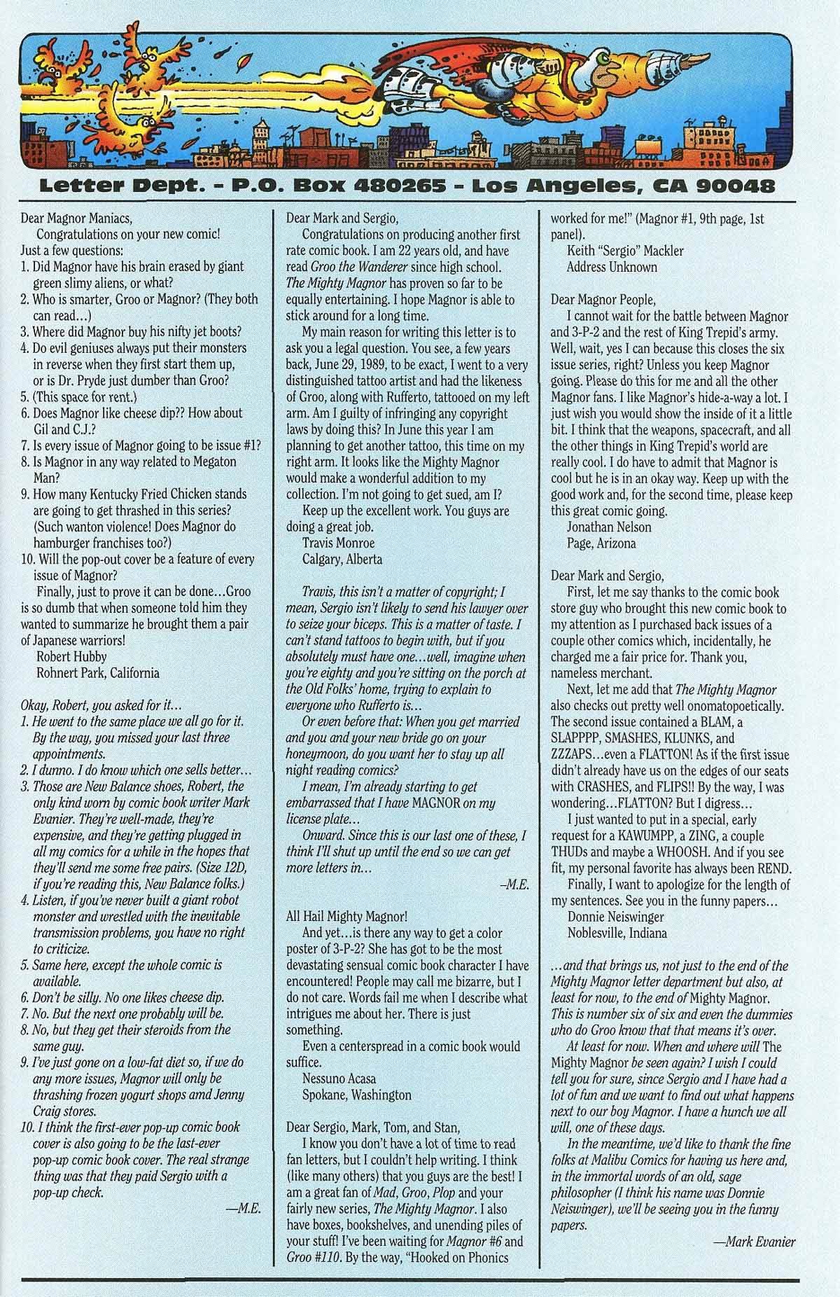 Read online The Mighty Magnor comic -  Issue #6 - 30