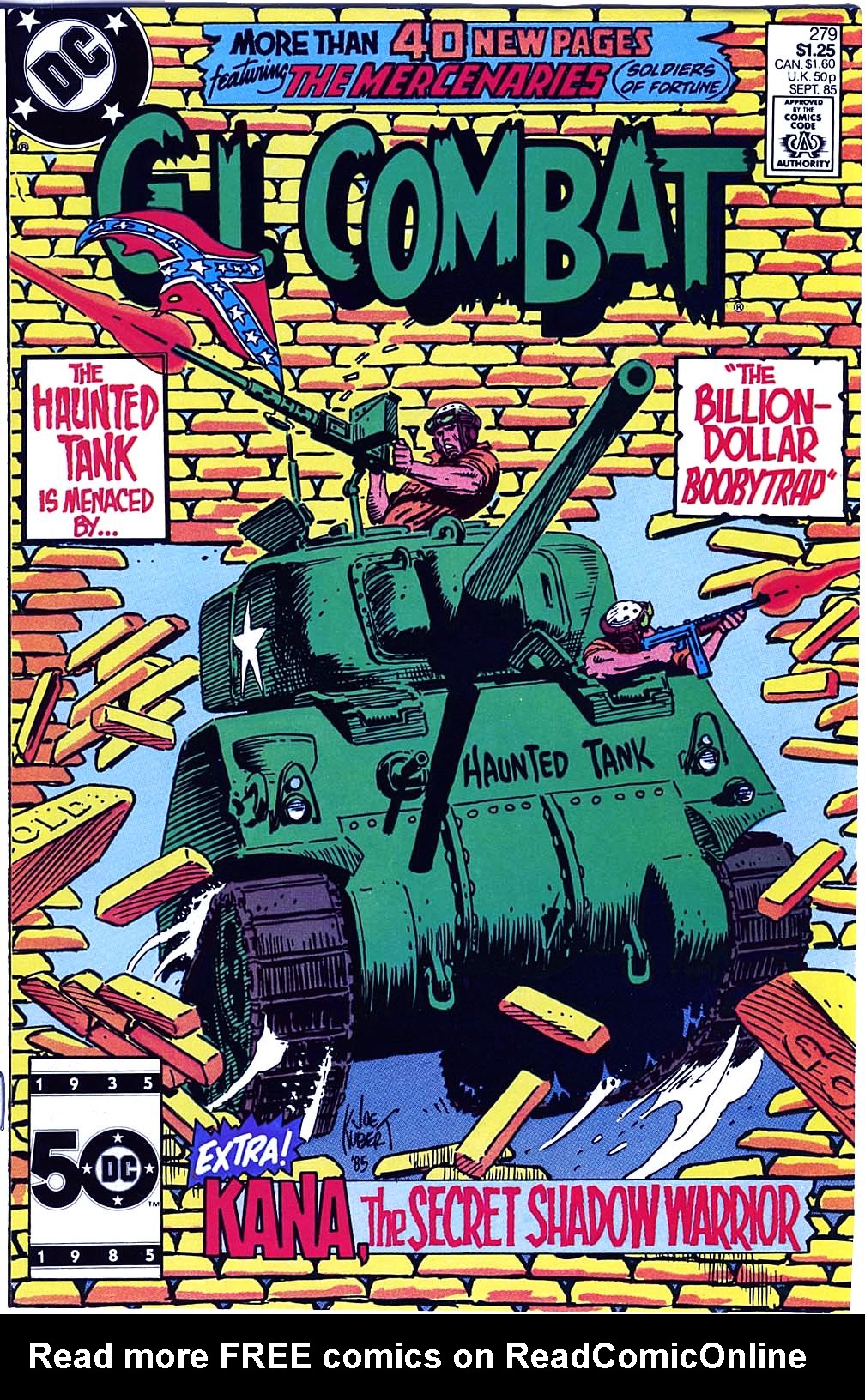 Read online G.I. Combat (1952) comic -  Issue #279 - 1