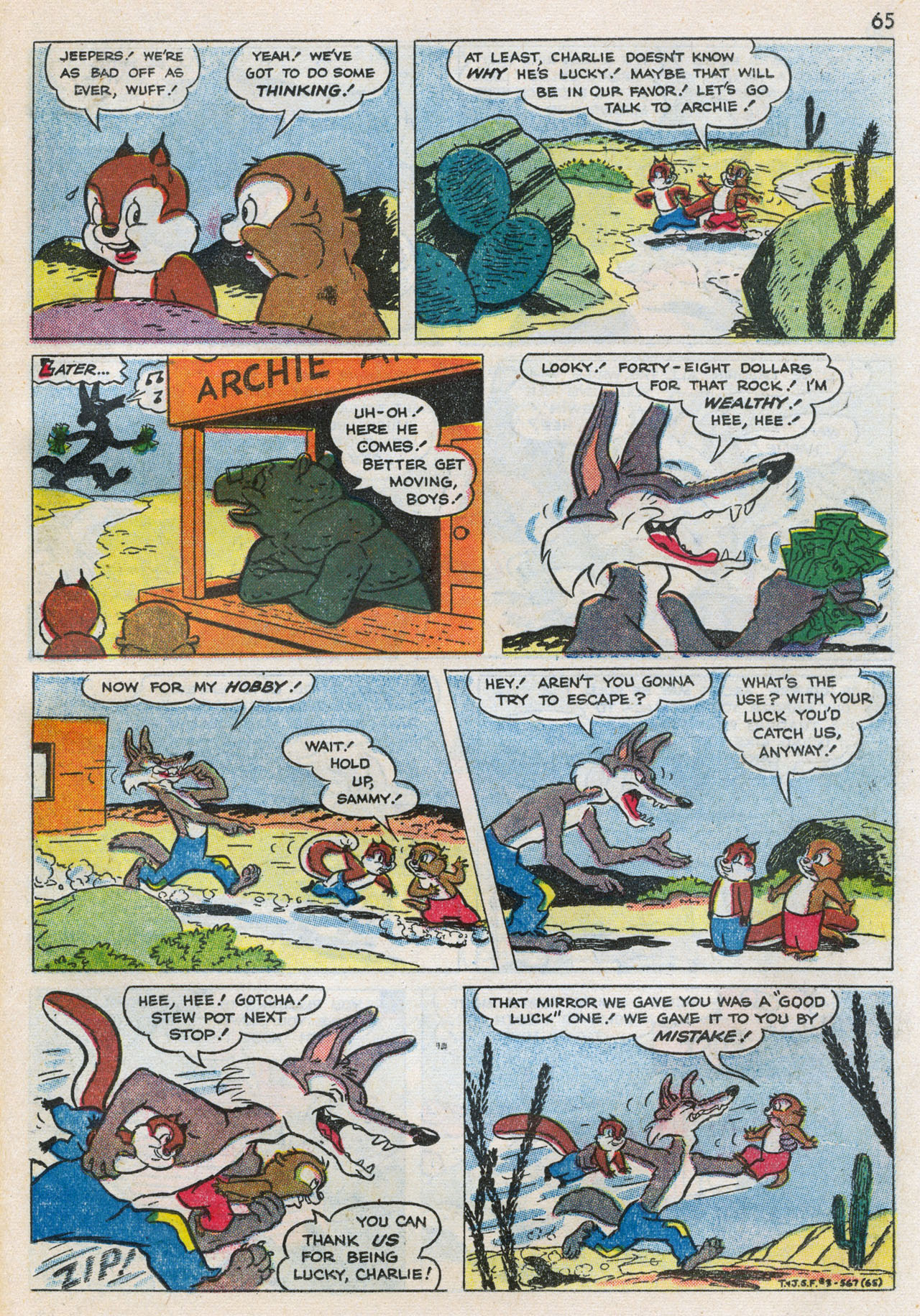 Read online Tom and Jerry's Summer Fun comic -  Issue #3 - 68