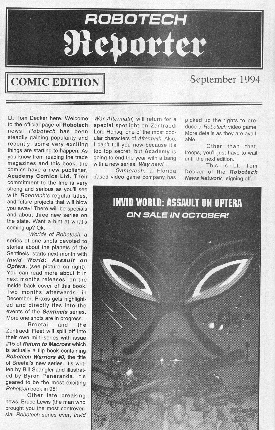 Read online Robotech Invid War: Aftermath comic -  Issue #7 - 32